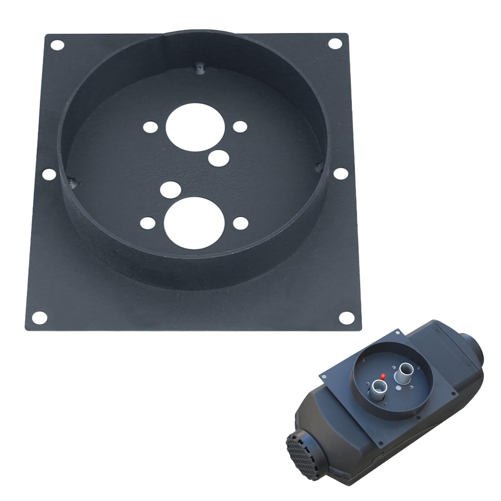 Dieselheizung-Revolver, Planar, Standheizung, hohe Festigkeit, rostfrei, Dieselheizungs-Montageplatte, Edelstahl-Dieselheizung, Montageplatte Halterung zur Befestigung von Standheizung (60 mm) von MJLOMJ