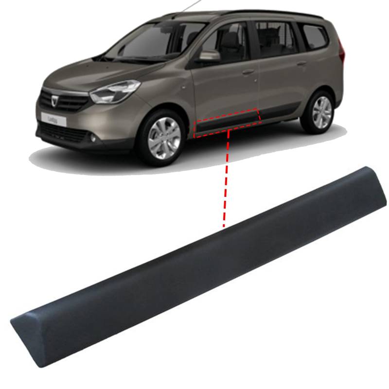 MKAREPART Zierleiste für Außenverkleidung Spoiler vorne links, kompatibel mit Dacia Lodgy 2012 - 808779284R (vorne links) von MKAREPART