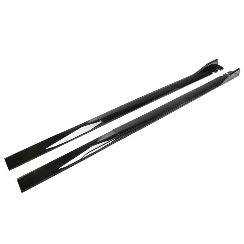 Auto Seitenschweller für Subaru Legacy 2010-2015,Winglet Wings Diffusor Side Rock Rocker Karosserie Außen Kratzfest Spoiler Wippe,A-Black von MKENSOLA