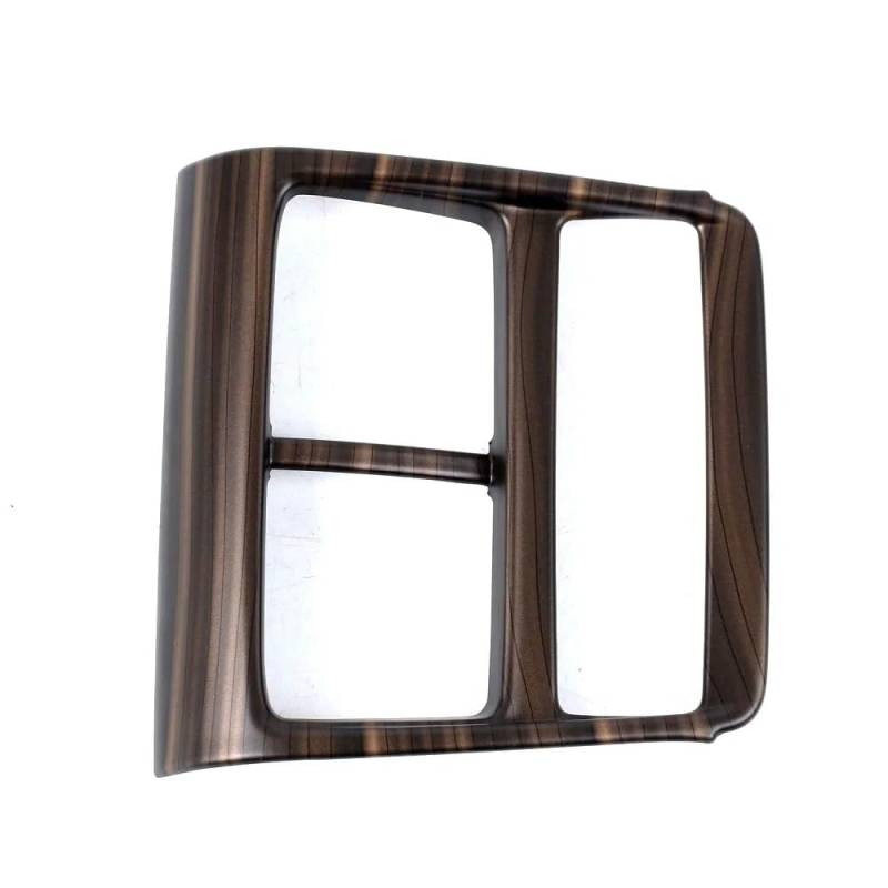 Auto-Luftauslass Cover Kompatibel Mit BYD Für Song L 2024 2025 ABS Auto Innen Armlehne Box Hinten Klimaanlage Vent Outlet Abdeckung Trim Auto Aufkleber Zubehör(Brown) von MKKDYC