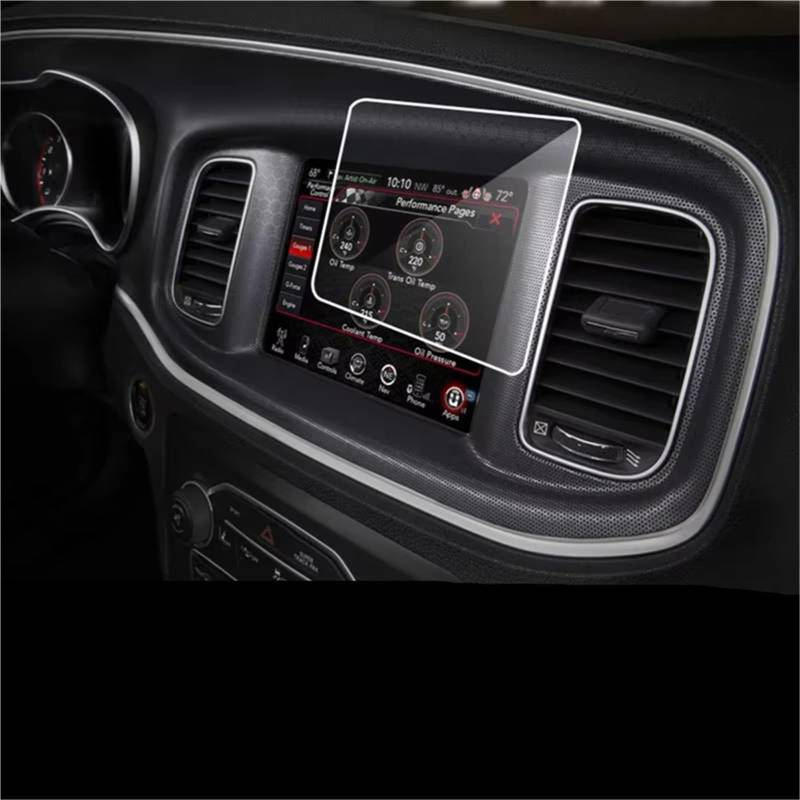 Kompatibel Mit Dodge Für Charger 2015 2016 2017 2018 2019 1 Stück Auto-Displayschutzfolie Für Auto-GPS-Navigation Aus Gehärtetem Glas von MKKDYC