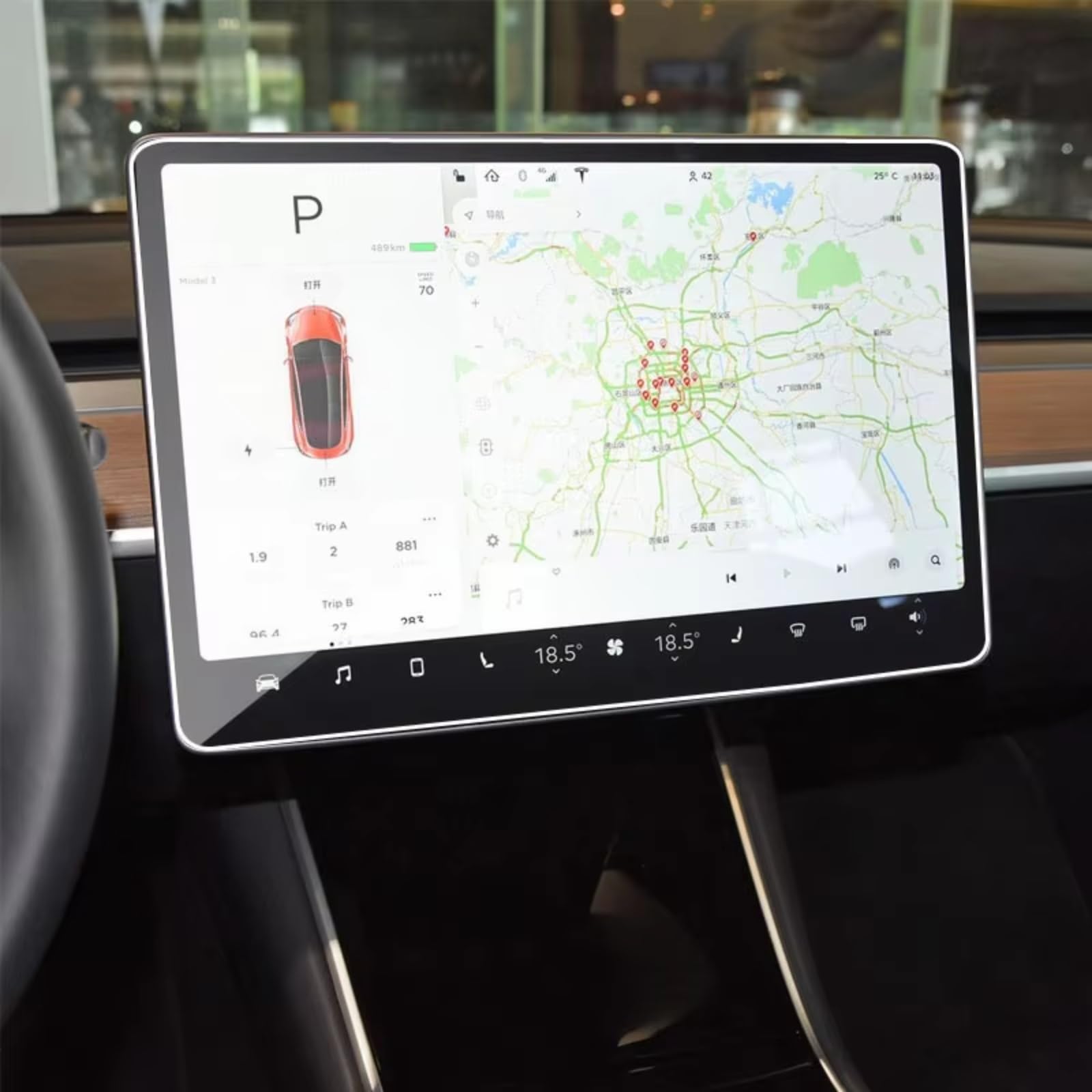 Kompatibel Mit Tesla Für Model 3 Y 2017 2018 2019 2020 2021, 1 Stück Gehärteter Glasschutz, 15 Zoll Center Control Touchscreen Protect von MKKDYC