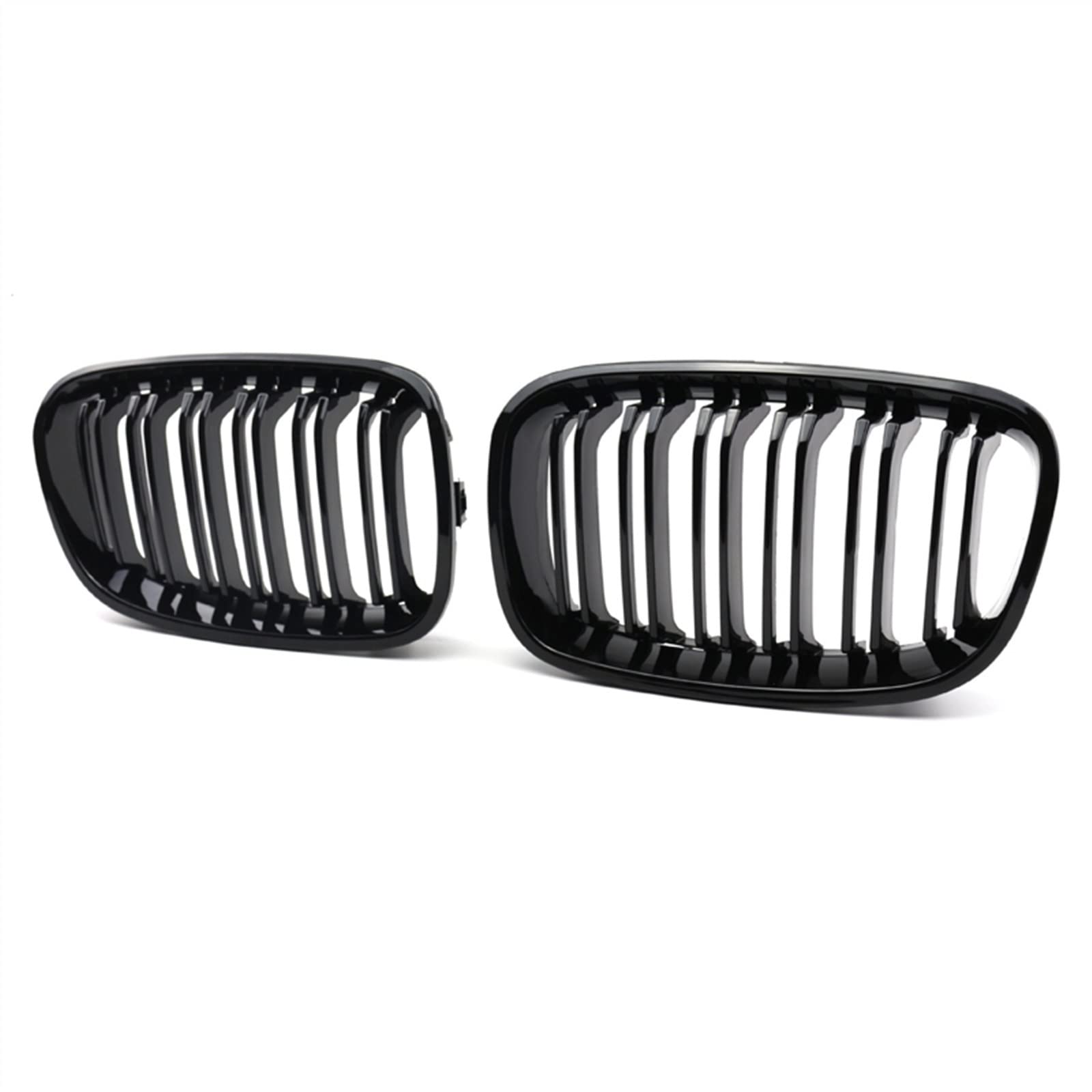 Kühlergrill vorne Kompatibel Mit 1er Für F20 F21 2011 2012 2013 2014 Nierengitter Lufteinlass Grill Auto Frontgitter Stoßstange Motorhaube Obere Gitterabdeckung(Gloss Black) von MKKDYC