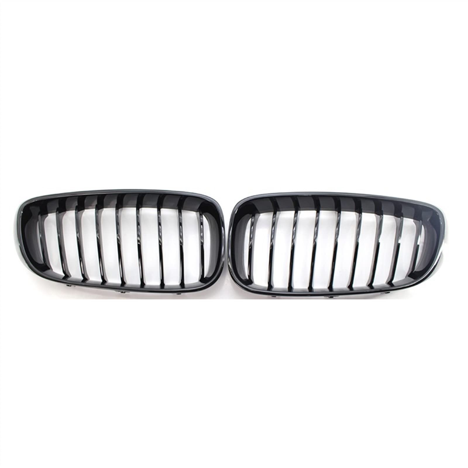 Kühlergrill vorne Kompatibel Mit 3er Für F34 GT 2013 2014 2015 2016 2017 2018 Nierengitter Lufteinlass Grill Auto Frontgitter Stoßstange Motorhaube Obere Gitterabdeckung(1 Pair Gloss) von MKKDYC