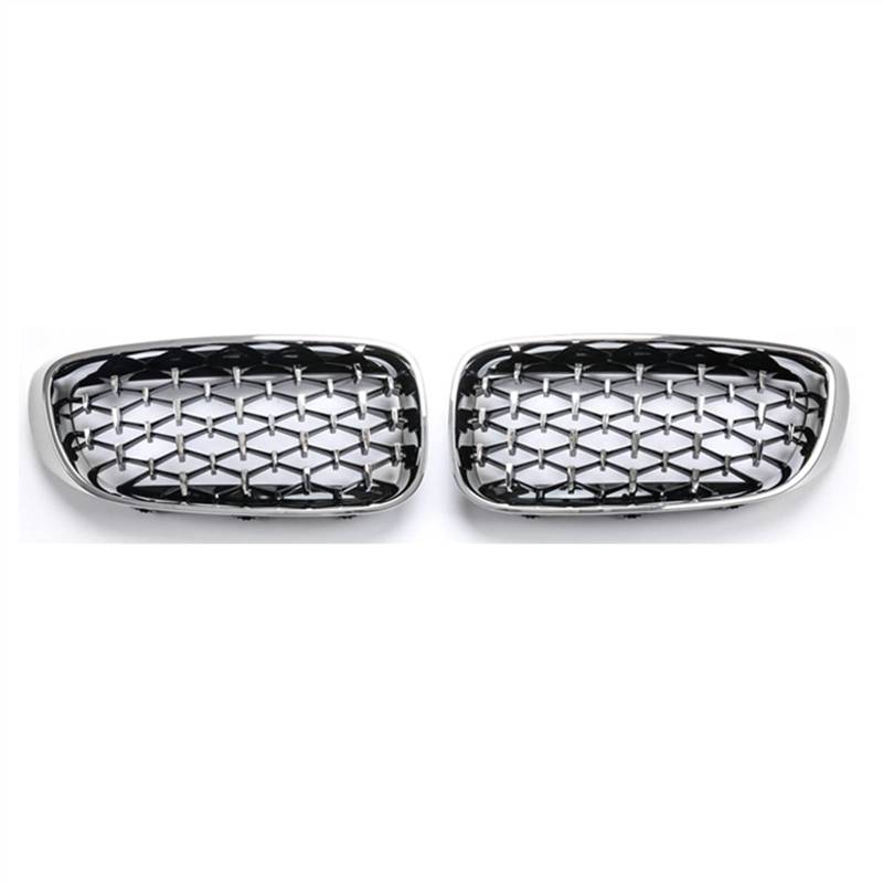 Kühlergrill vorne Kompatibel Mit 3er Für GT F34 2012 2013 2014 2015 2016 2017 2018 2019 Nierengitter Lufteinlass Grill Auto Frontgitter Stoßstange Motorhaube Obere Gitterabdeckung(Full Silver) von MKKDYC