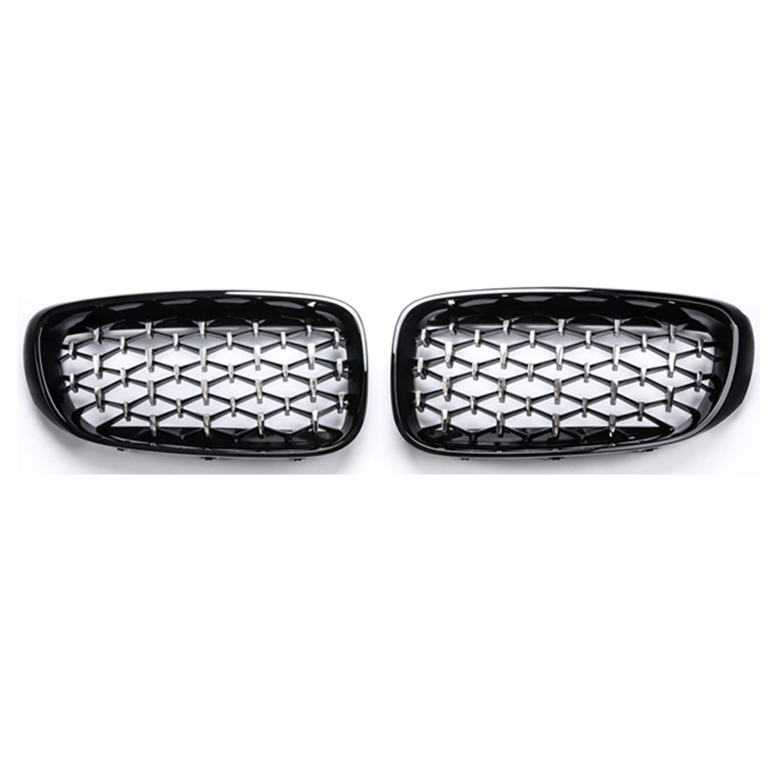 Kühlergrill vorne Kompatibel Mit 3er Für GT F34 2012 2013 2014 2015 2016 2017 2018 2019 Nierengitter Lufteinlass Grill Auto Frontgitter Stoßstange Motorhaube Obere Gitterabdeckung(Silver and Black) von MKKDYC