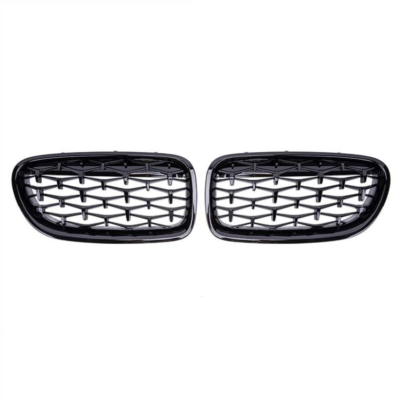 Kühlergrill vorne Kompatibel Mit 5er 520 523 525 Für F10 F18 2010 2011 2012 2013 Nierengitter Lufteinlass Grill Auto Frontgitter Stoßstange Motorhaube Obere Gitterabdeckung(Black) von MKKDYC