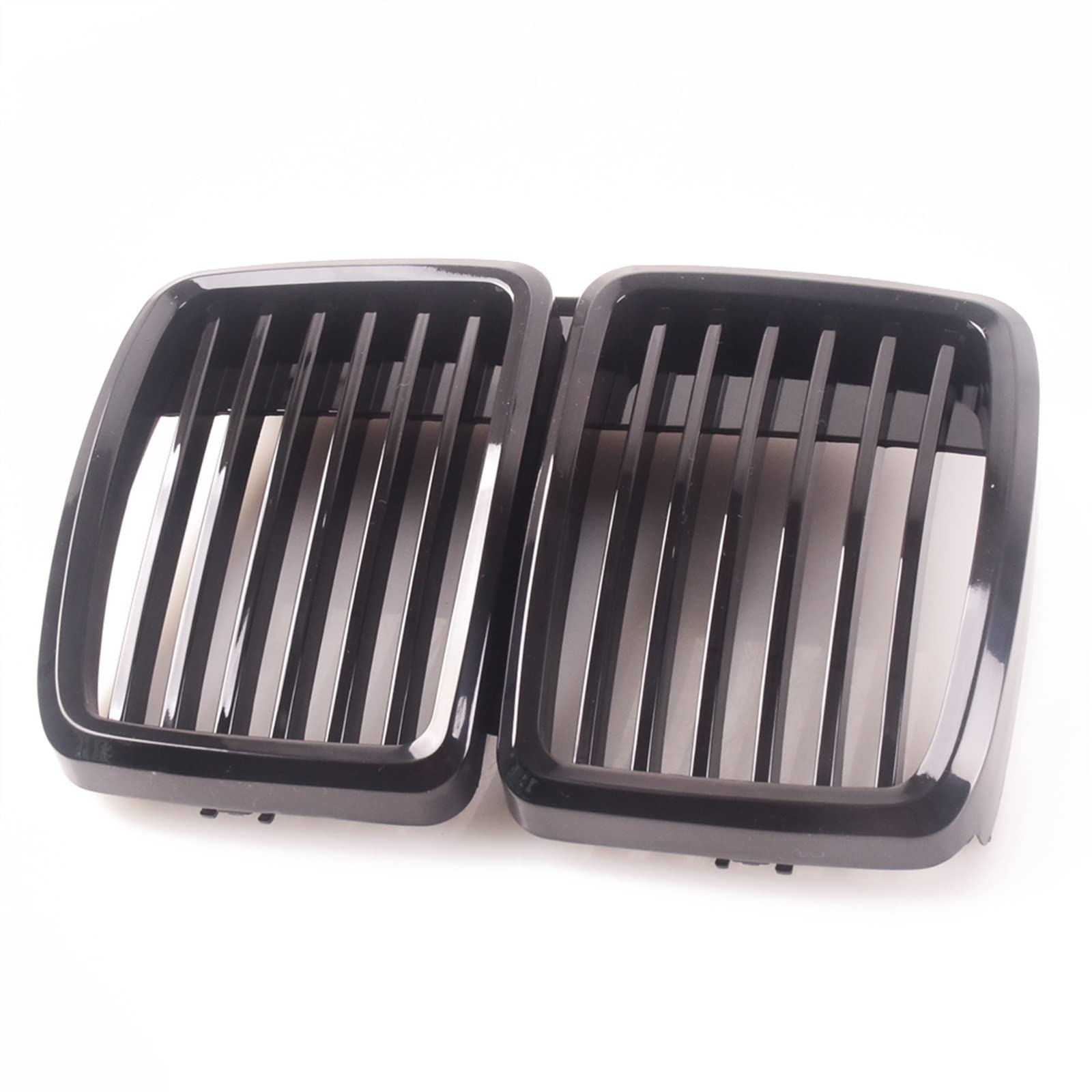 Kühlergrill vorne Kompatibel Mit E30 M3 1983 1984 1985 1986 1987 1988 1989 1990 1991 Auto-Stoßfänger-Haube-Front-Niere-Grill-obere Gitter-Abdeckungs-Autoteile(Gloss Black) von MKKDYC