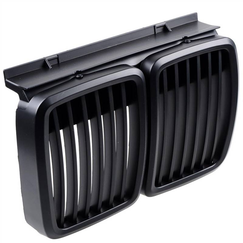 Kühlergrill vorne Kompatibel Mit E30 M3 1983 1984 1985 1986 1987 1988 1989 1990 1991 Auto Vorne Nierengitter Obere Grillabdeckung Lufteinlassgitter(Matte Black) von MKKDYC