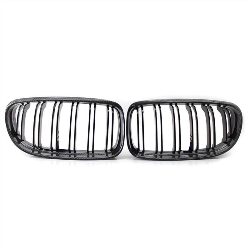 Kühlergrill vorne Kompatibel Mit E90 E91 2009 2010 2011 2012 Auto Snap-on Front Nierengitter Obere Grillabdeckung Lufteinlassgitter(Carbon Fiber) von MKKDYC