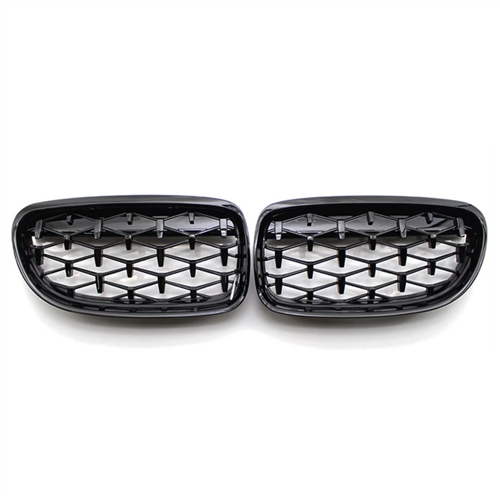 Kühlergrill vorne Kompatibel Mit E90 E91 2009 2010 2011 2012 Lufteinlassgrill Oberer Grillabdeckung Stoßfängerhaube Auto Front Kidney Grill(Black) von MKKDYC