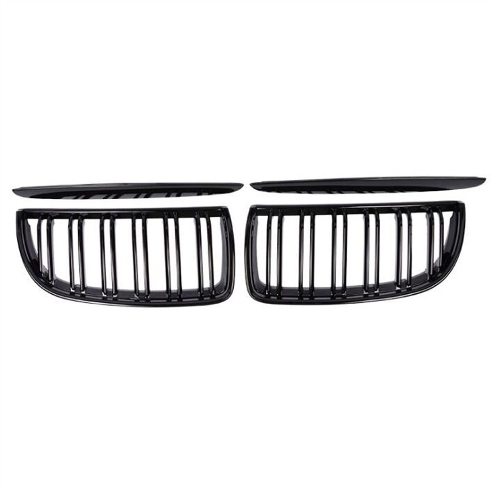 Kühlergrill vorne Kompatibel Mit E90 E91 325i 328i 328xi 335i 335xi 330i 330xi 2005 2006 2007 2008 Auto Front Nierengitter Lufteinlass Grill(Gloss Black) von MKKDYC