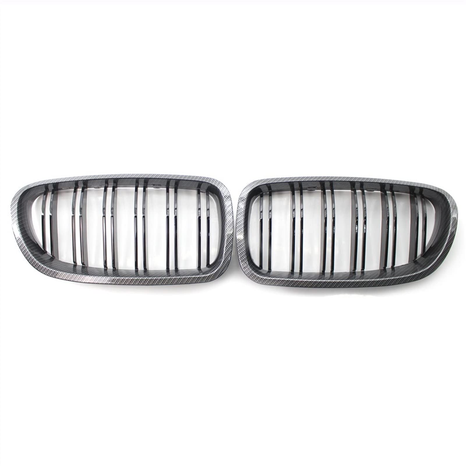 Kühlergrill vorne Kompatibel Mit F10 F11 M5 2010 2011 2012 2013 2014 2015 2016 2017 Auto Vorne Nierengitter Obere Grillabdeckung Lufteinlass Grill Stoßstange Haube(Carbon Fiber) von MKKDYC