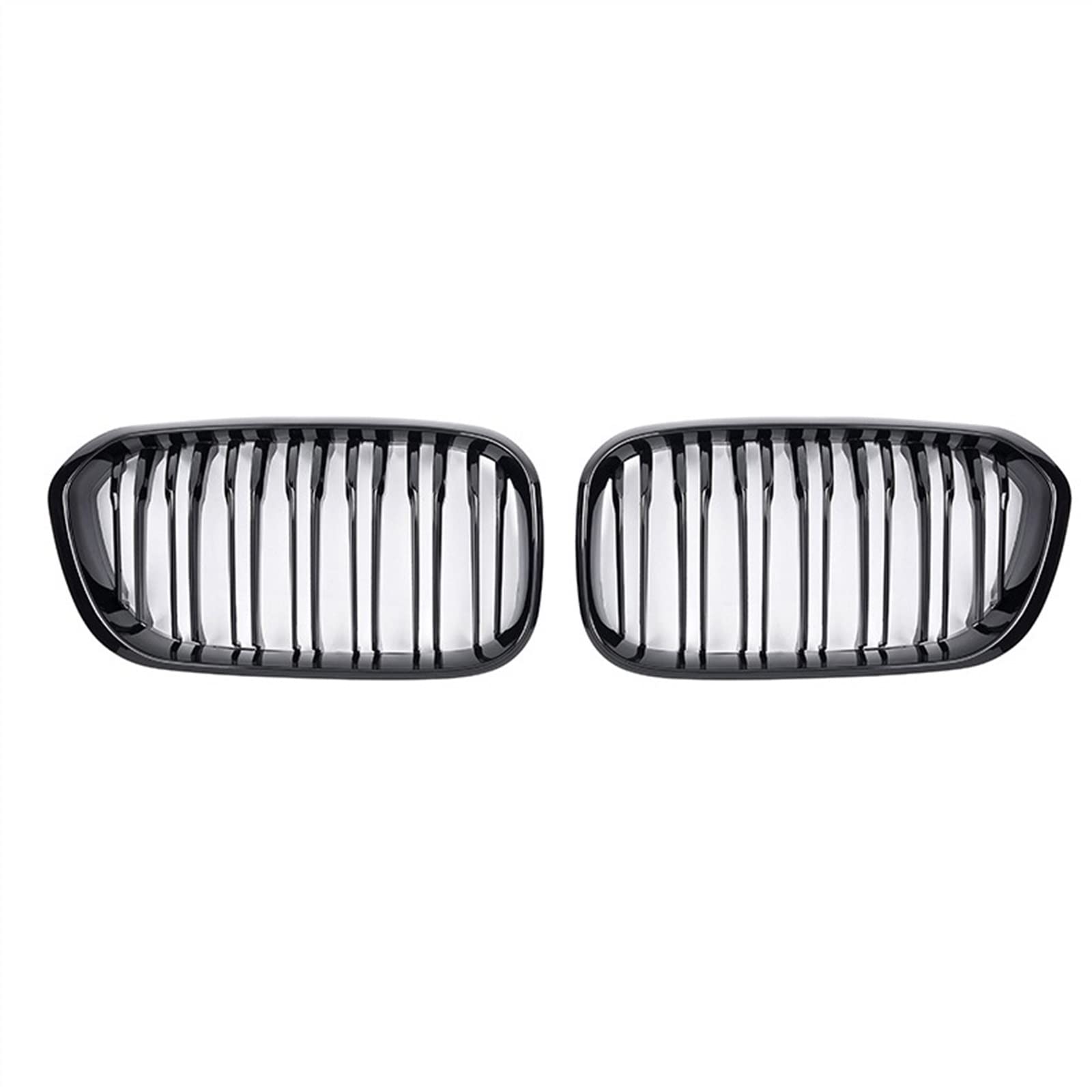 Kühlergrill vorne Kompatibel Mit F20 F21 1er 2015 2016 2017 2018 Auto Lufteinlass Grill Front Nierengitter Lufteinlass Grill Stoßstange Haube(Gloss Black) von MKKDYC