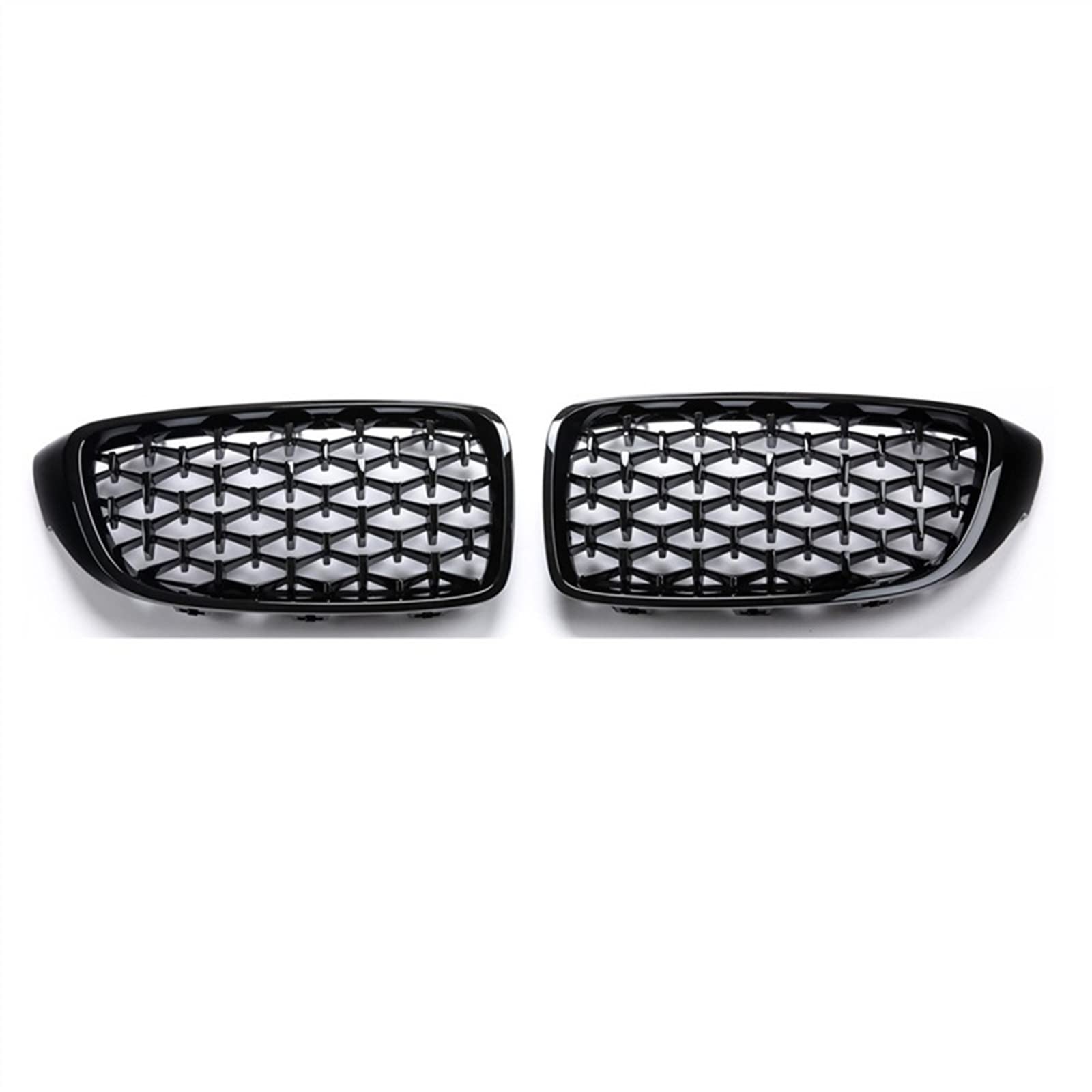 Kühlergrill vorne Kompatibel Mit F32 F33 F36 F80 F82 F83 M3 M4 Lufteinlass-Grill Stoßstange Oberer Grill Auto-Front-Nierengitter-Abdeckung(Gloss Black) von MKKDYC