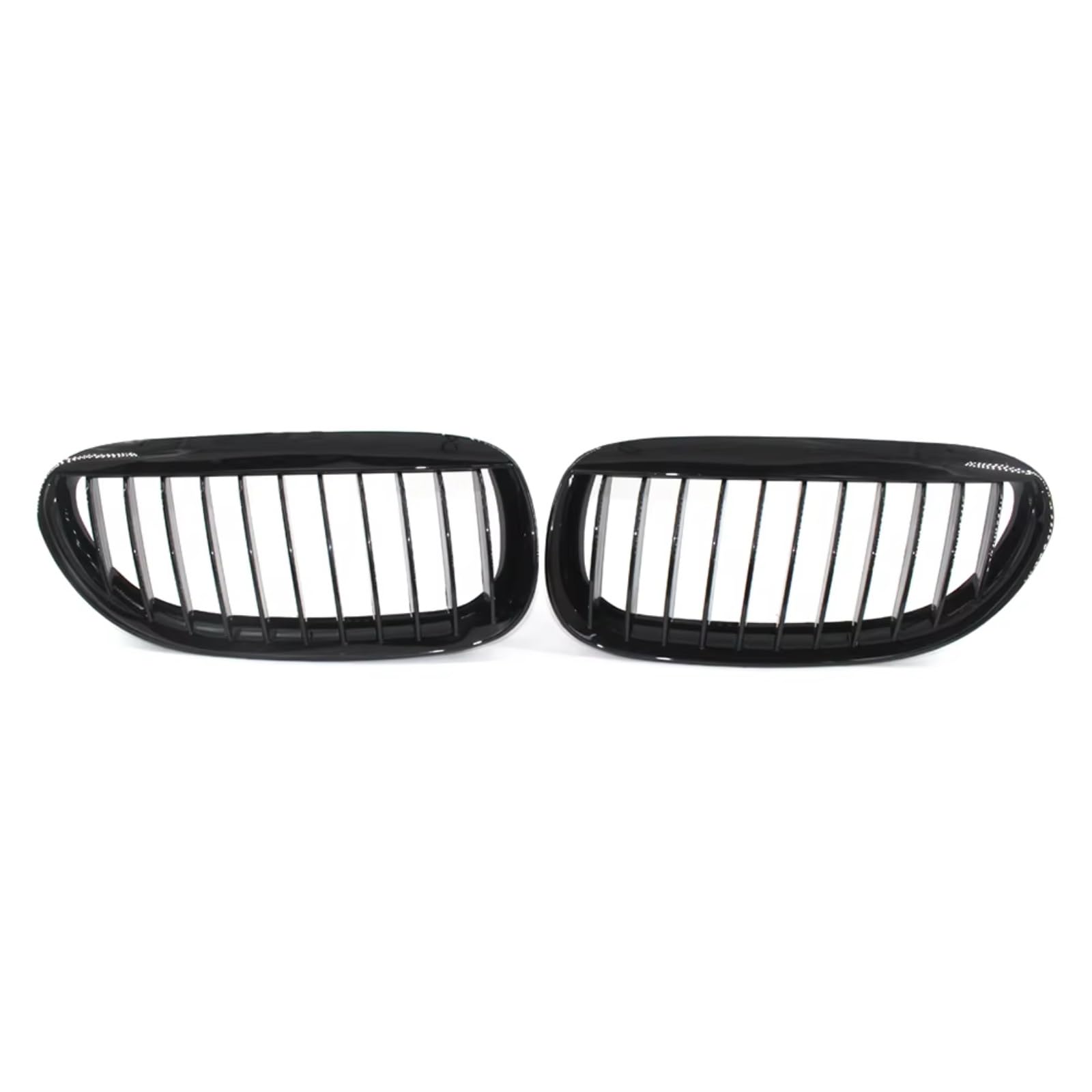 Kühlergrill vorne Kompatibel Mit Für E63 E64 6er-Serie 650i M6 2004 2005 2006 2007 2008 2009 2010 Auto-Frontgrill Stoßstange Nierengittergrill 51137008915 von MKKDYC