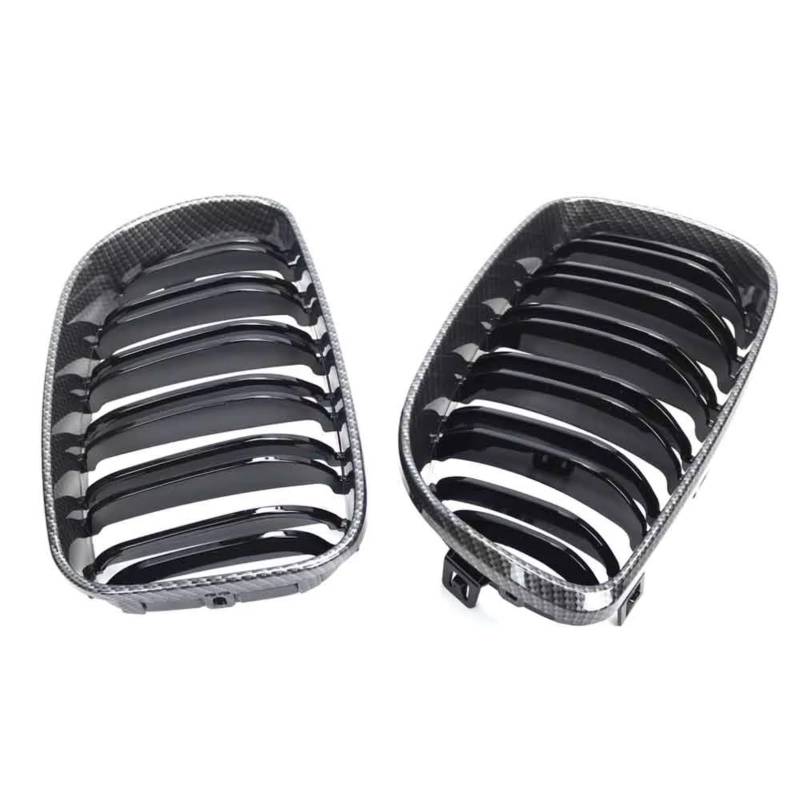 Kühlergrill vorne Kompatibel Mit Für E81 E87 E82 E88 2007 2008 2009 2010 2011 2DOOR 4 Door 120I 128I 130I 135I Car Front Bumper Center Grille Grills von MKKDYC