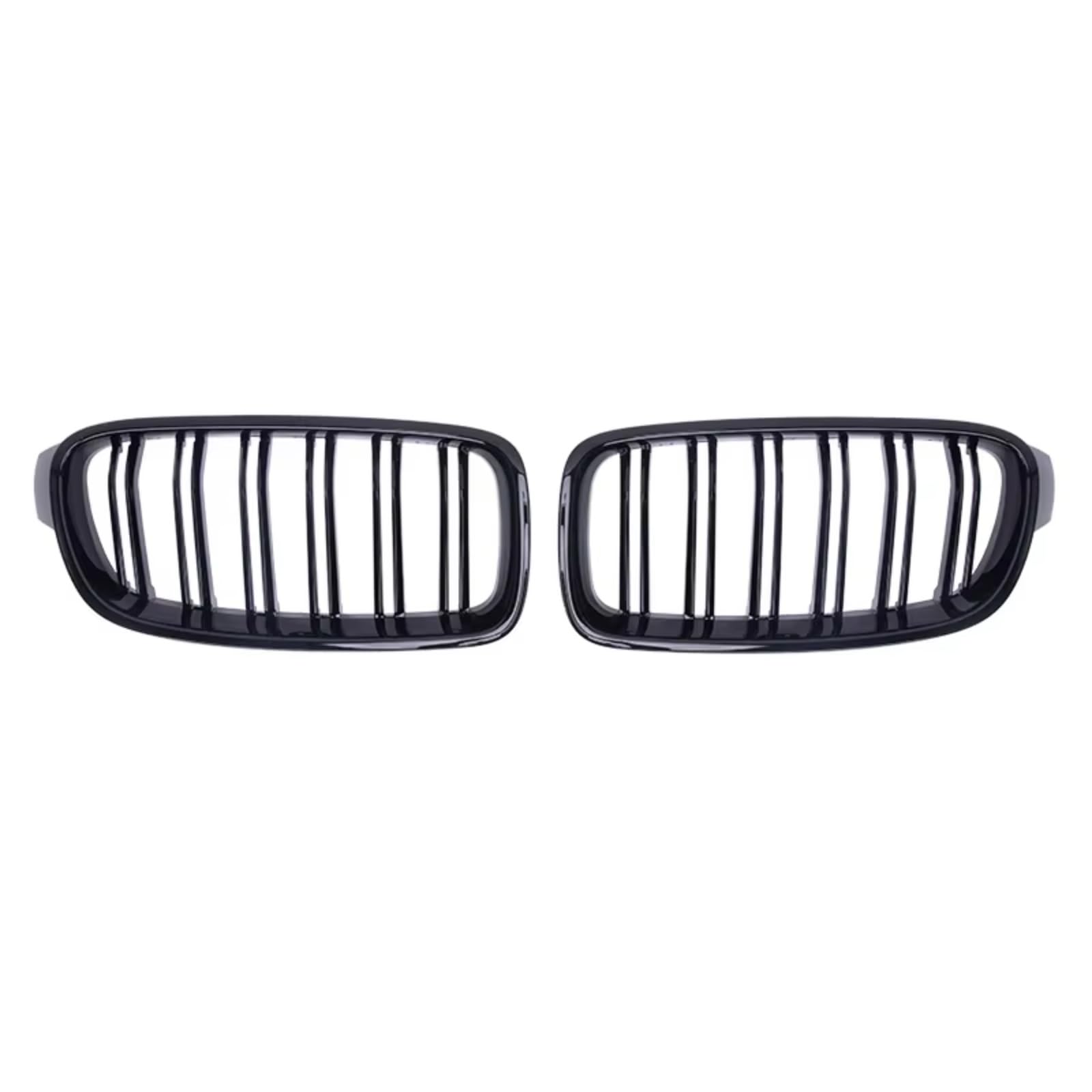 Kühlergrill vorne Kompatibel Mit Für F30 F31 F35 3er 2012–2019 Auto Front Nierengrill Racing Sport Grill Doppel Lamellengitter Stoßstange Racing Grills von MKKDYC