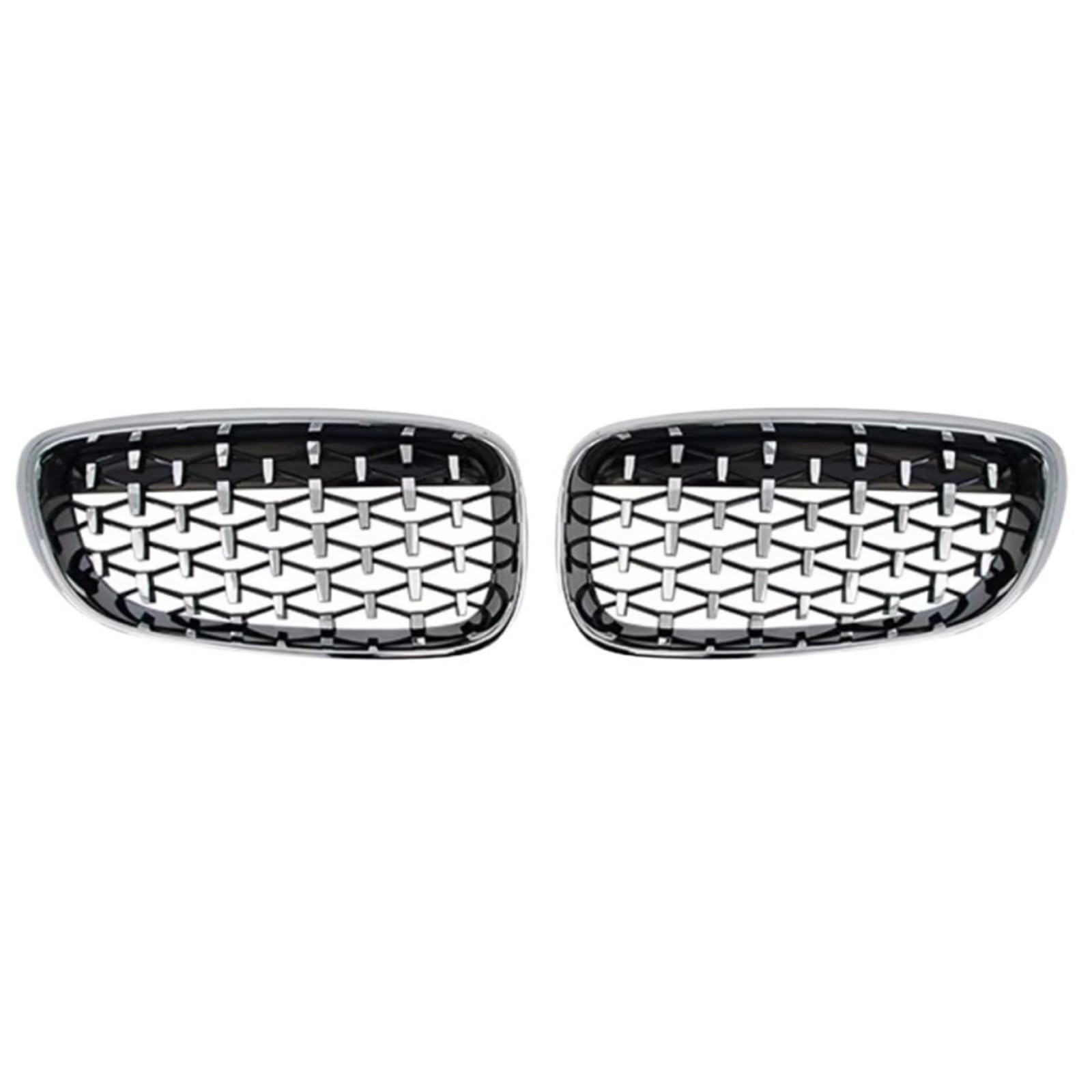 Kühlergrill vorne Kompatibel Mit Für GT F34 328i 330i 335i 340i 3er Serie 2012 2013 2014 2015 2016 2017 2018 2019 Auto-Frontnierengrill Diamantgrill(Silver) von MKKDYC