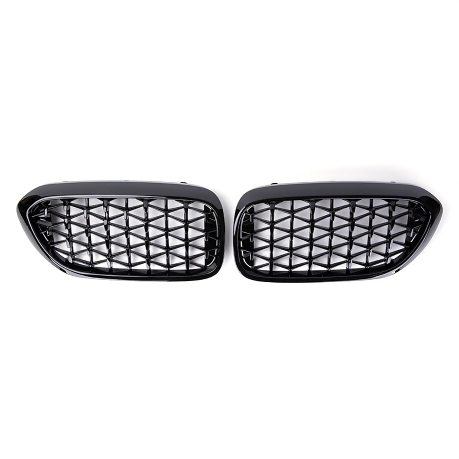 Kühlergrill vorne Kompatibel Mit G30 G31 G38 525i 528i 530i 540i 2017 2018 2019 2020 Front Kidney Grilla Car Grills Air Intake Grill Bumper Hood(Gloss Black) von MKKDYC