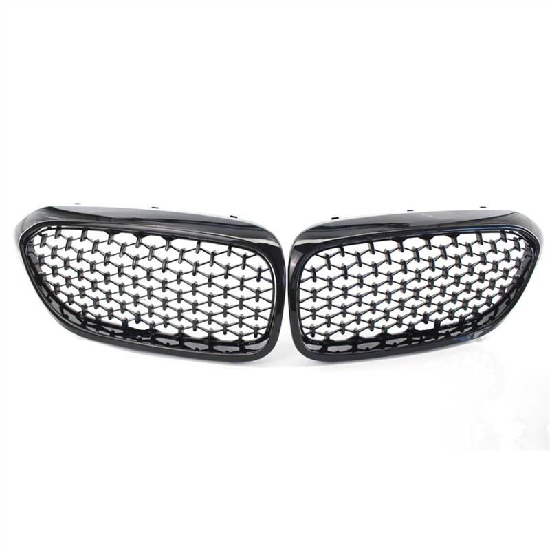 Kühlergrill vorne Kompatibel Mit G30 G31 M5 2016 2017 2018 2019 Auto Obere Grillabdeckung Stoßstange Haube Front Nierengitter Lufteinlass Grill(Black) von MKKDYC