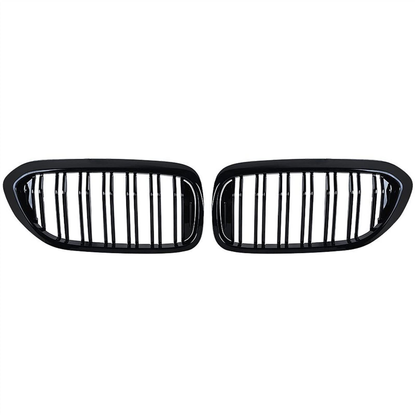 Kühlergrill vorne Kompatibel Mit G30 G31 M5 520i 530i 540i 2016 2017 2018 2019 Auto Air Intake Grill Front Nierengitter Stoßstange Haube(Gloss Black) von MKKDYC