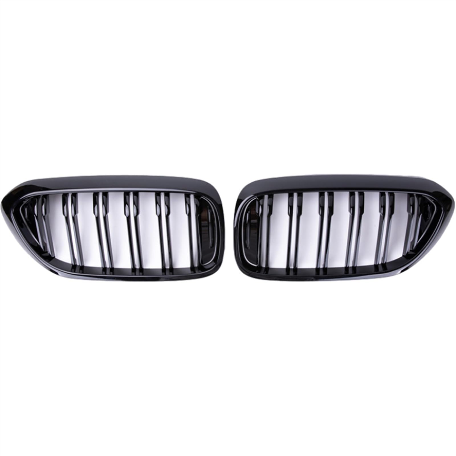 Kühlergrill vorne Kompatibel Mit G30 G38 525I 530I 540I 550I 2018 2019 2020 Auto-Frontgrills Stoßfängerhaube Oberer Grill Lufteinlassgrill Nierengrillabdeckung(Gloss Black) von MKKDYC