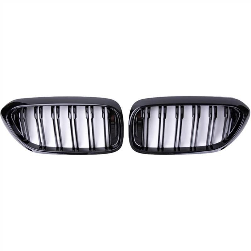 Kühlergrill vorne Kompatibel Mit G30 G38 525I 530I 540I 550I 2018 2019 2020 Auto-Frontgrills Stoßfängerhaube Oberer Grill Lufteinlassgrill Nierengrillabdeckung(Matte Black) von MKKDYC