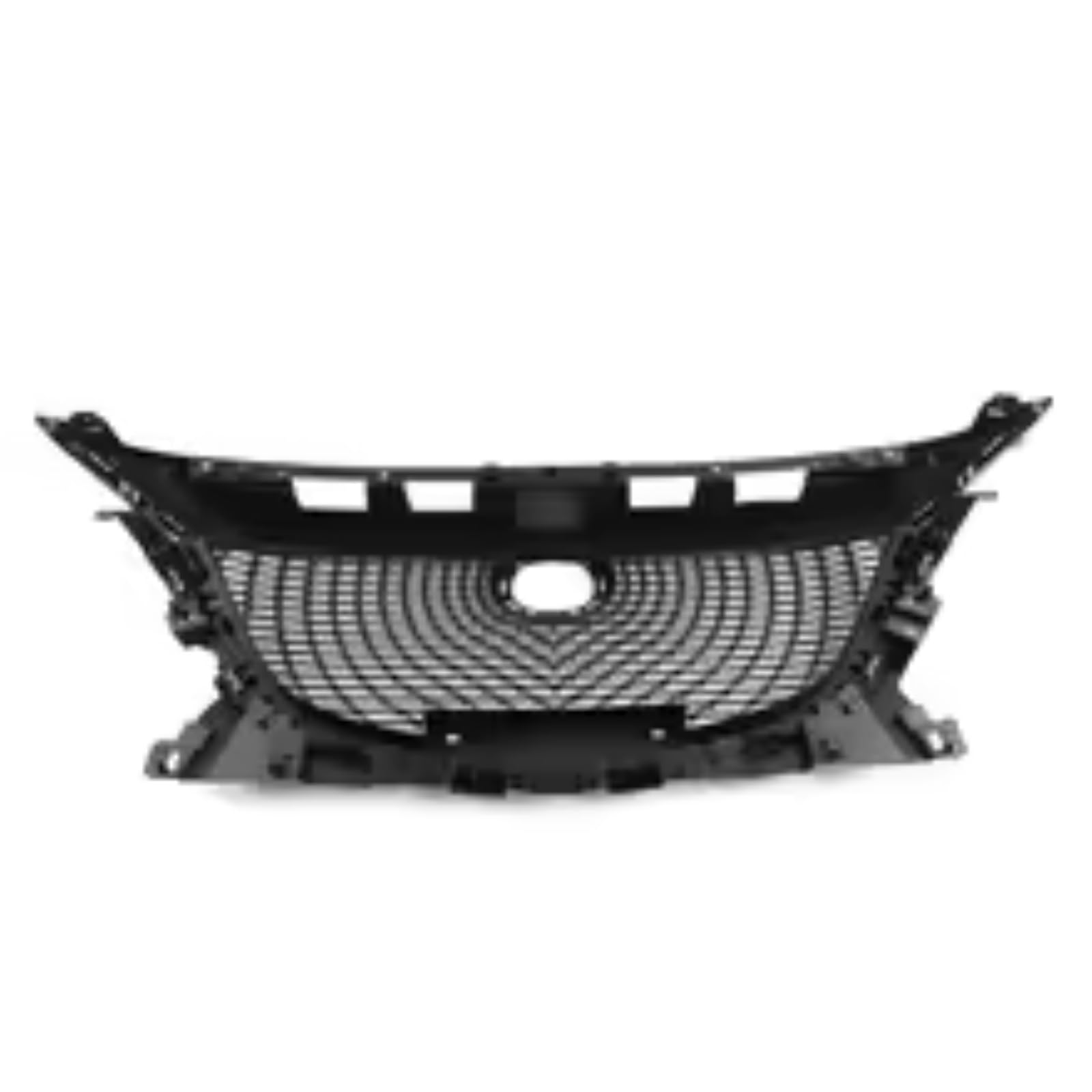 Kühlergrill vorne Kompatibel Mit Mazda Für 3 Für Axela 2014 2015 2016 Auto Front Mittel Stoßstange Mesh Grille Diamant Grill Kühler Haube Grill Front Stoßstange Grill von MKKDYC