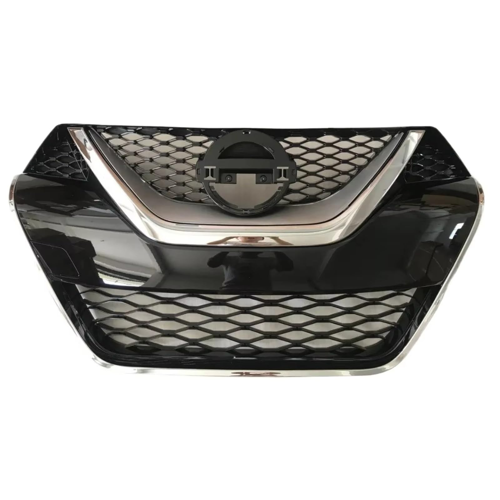 Kühlergrill vorne Kompatibel Mit Nissan Für Maxima 2016 2017 2018 Auto Frontstoßstangengrill Grill Front Obere Stoßstange Haube Kühlergrill Racing Grille Mesh Grill von MKKDYC