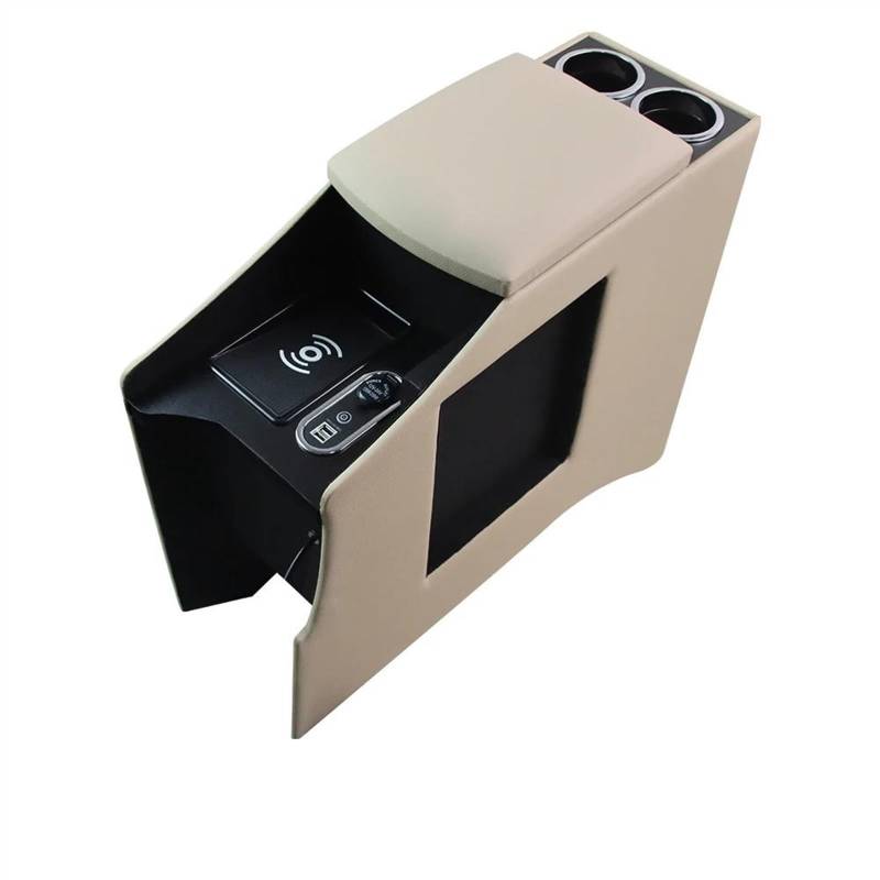 MKKDYC Auto Armlehnen Kompatibel Mit Nissan Für NV200 Autokonsolen-Armlehnenbox, Spezielle Auto-Armlehnenkonsolen-Armlehnenbox Mit USB-Schnittstelle(2) von MKKDYC