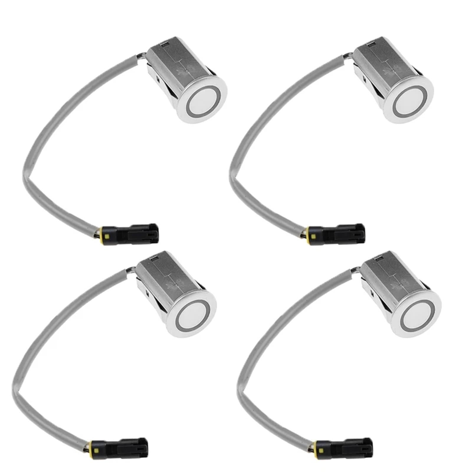 MKKDYC Auto Einparkhilfen Kompatibel Mit Lexus Für Rx350 3.5l Gsu35 2006 2007 2008 Auto Pdc Parksensor Auto Einparkhilfe Objektsensor Pz36200208(White,4pcs) von MKKDYC