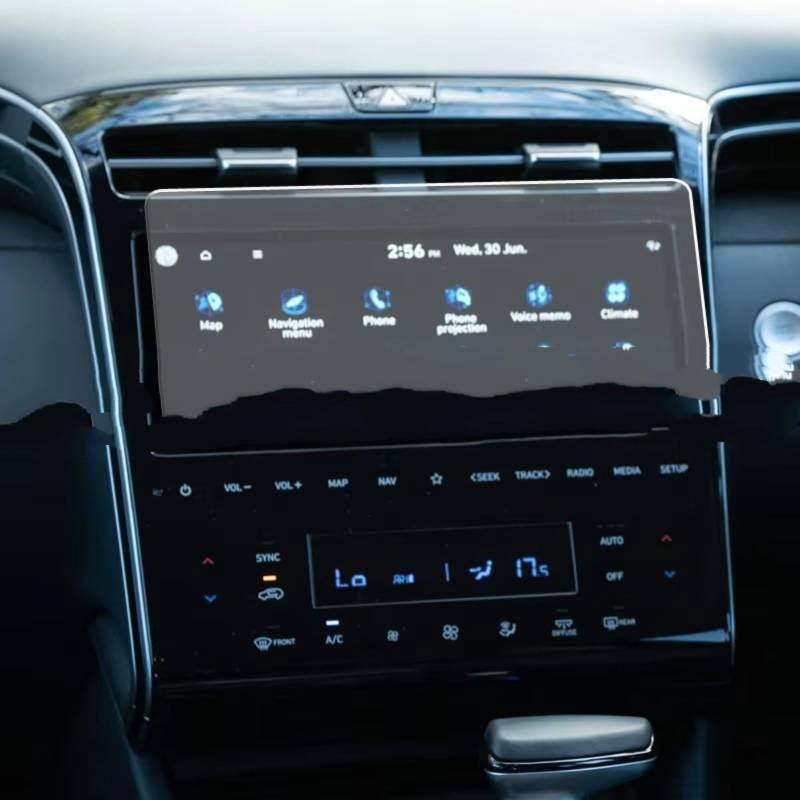 MKKDYC Kompatibel Mit Hyundai Für Tucson Für Elite 2021. 1 Stück Gehärtetes Glas Displayschutzfolie Auto-Navigations-Display-Zubehör von MKKDYC