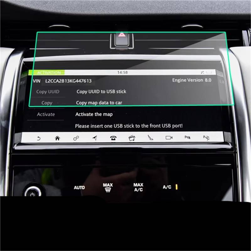 MKKDYC Kompatibel Mit Land Für Rover Für Discovery Für Sport 2020 1 Stück Gehärtetes Glas Schutzfolie Auto GPS-Navigation Auto Gehärtetes Glas von MKKDYC