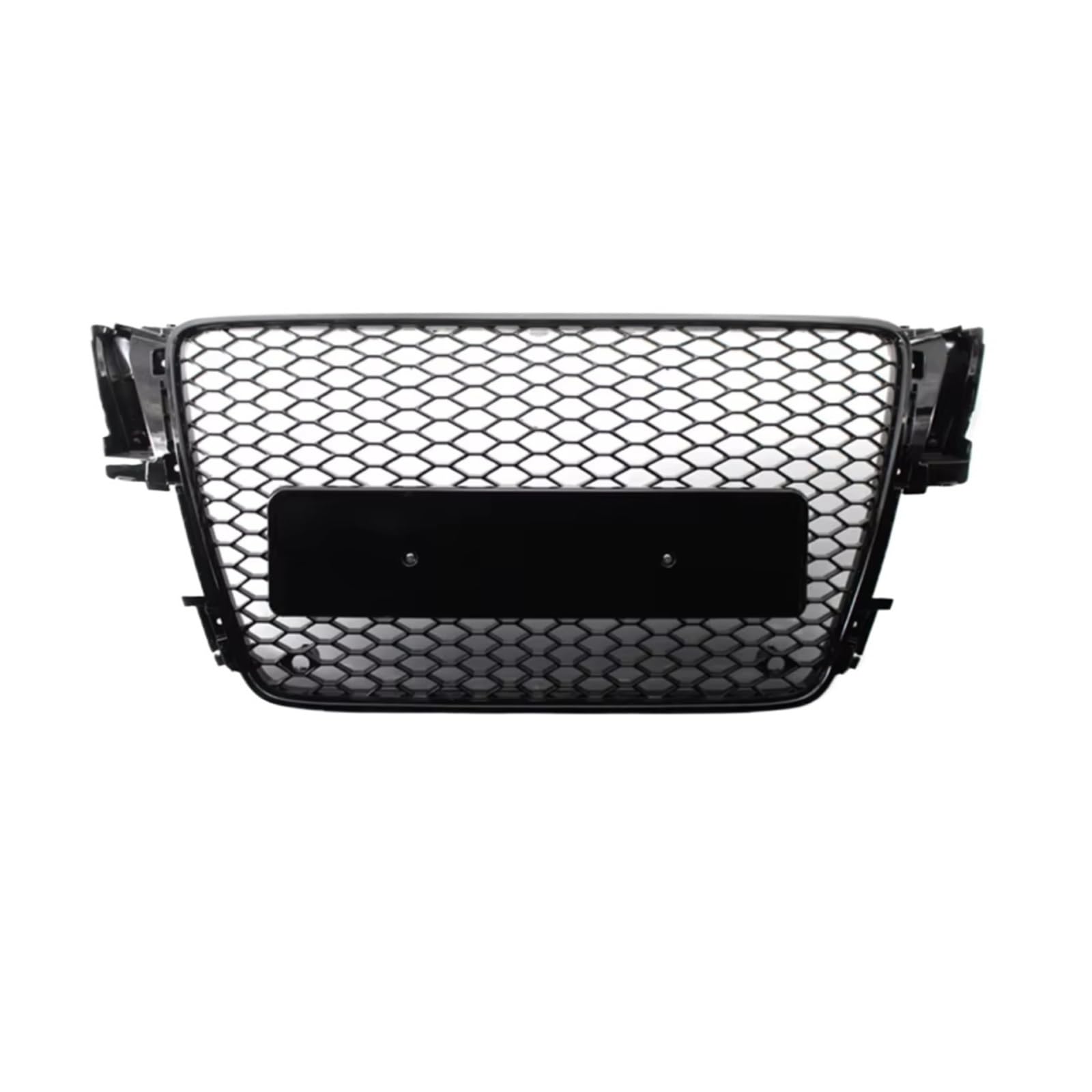 MKKDYC Kühlergrill vorne Kompatibel Mit A3 A4 B8 B8.5 A5 RS3 RS4 RS5 2008-2022 Auto-Frontstoßstangengrillhaube Wabengittergrill Mit Plattenhalter Autoteile(2008-2012 A5 RS5) von MKKDYC