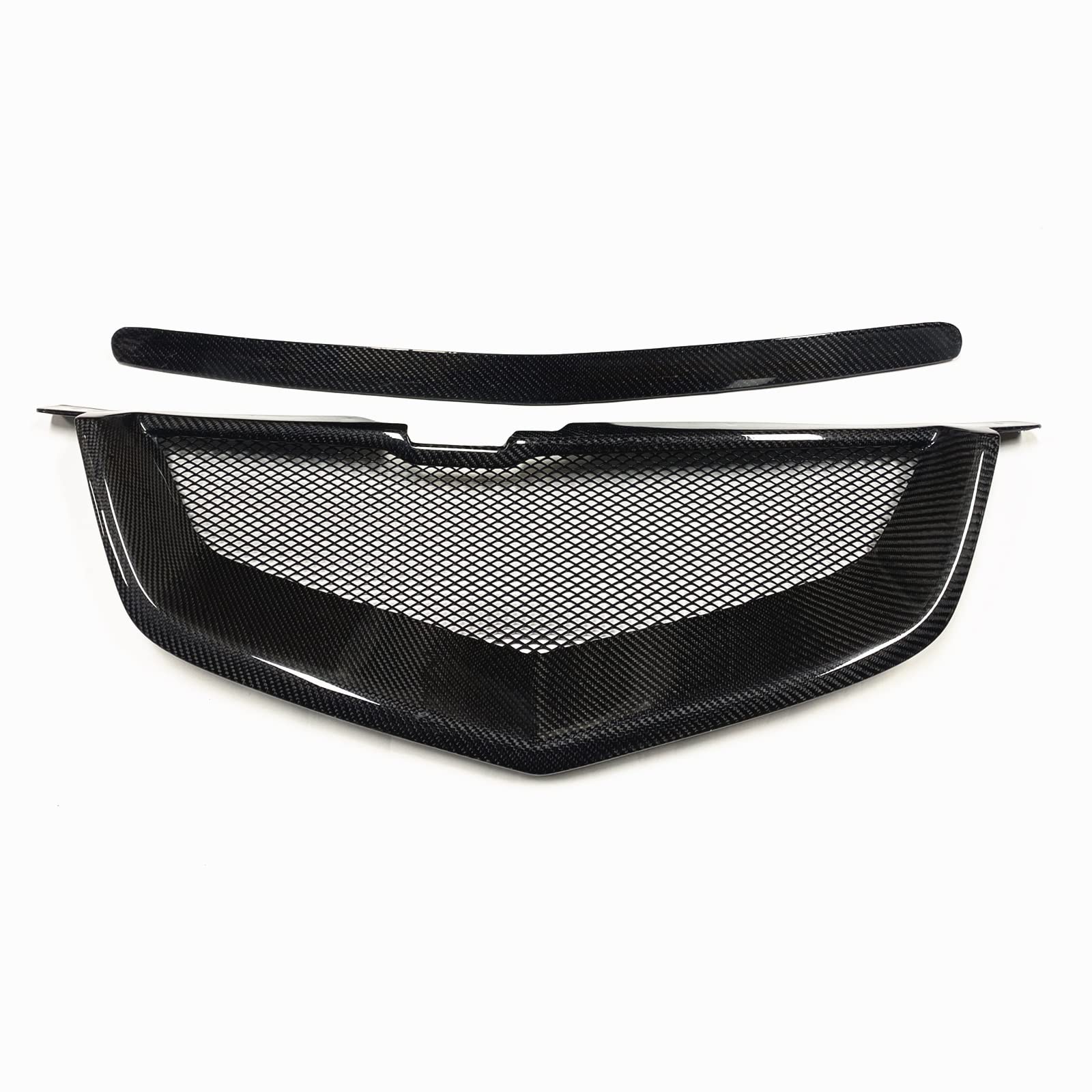 MKKDYC Kühlergrill vorne Kompatibel Mit Acura TL 2007 2008 Honeycomb Style Vent Mesh Grid Autoteile Kühlergrill Obere Stoßstange Ansaughaube von MKKDYC