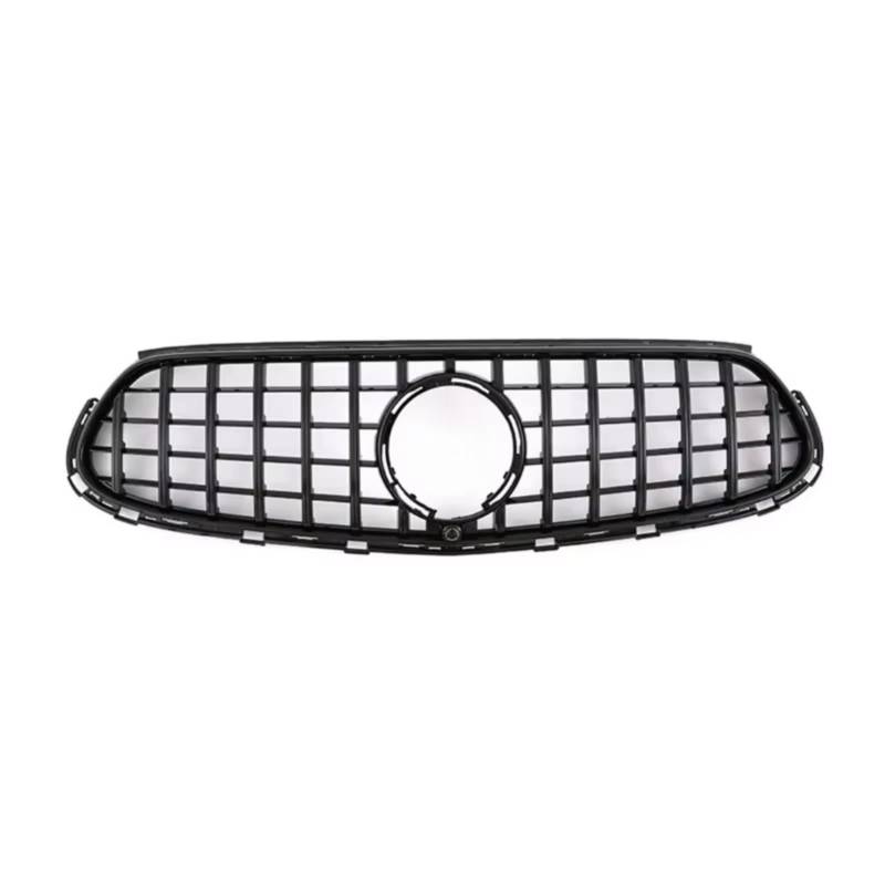 MKKDYC Kühlergrill vorne Kompatibel Mit Benz Für GLC Coupe Für C254 2024, Auto-Mittelgittergrill Vorne, Kühlergitter, Stoßstange, Sportgrill, Autozubehör, GT-Stil-Grill(Black) von MKKDYC