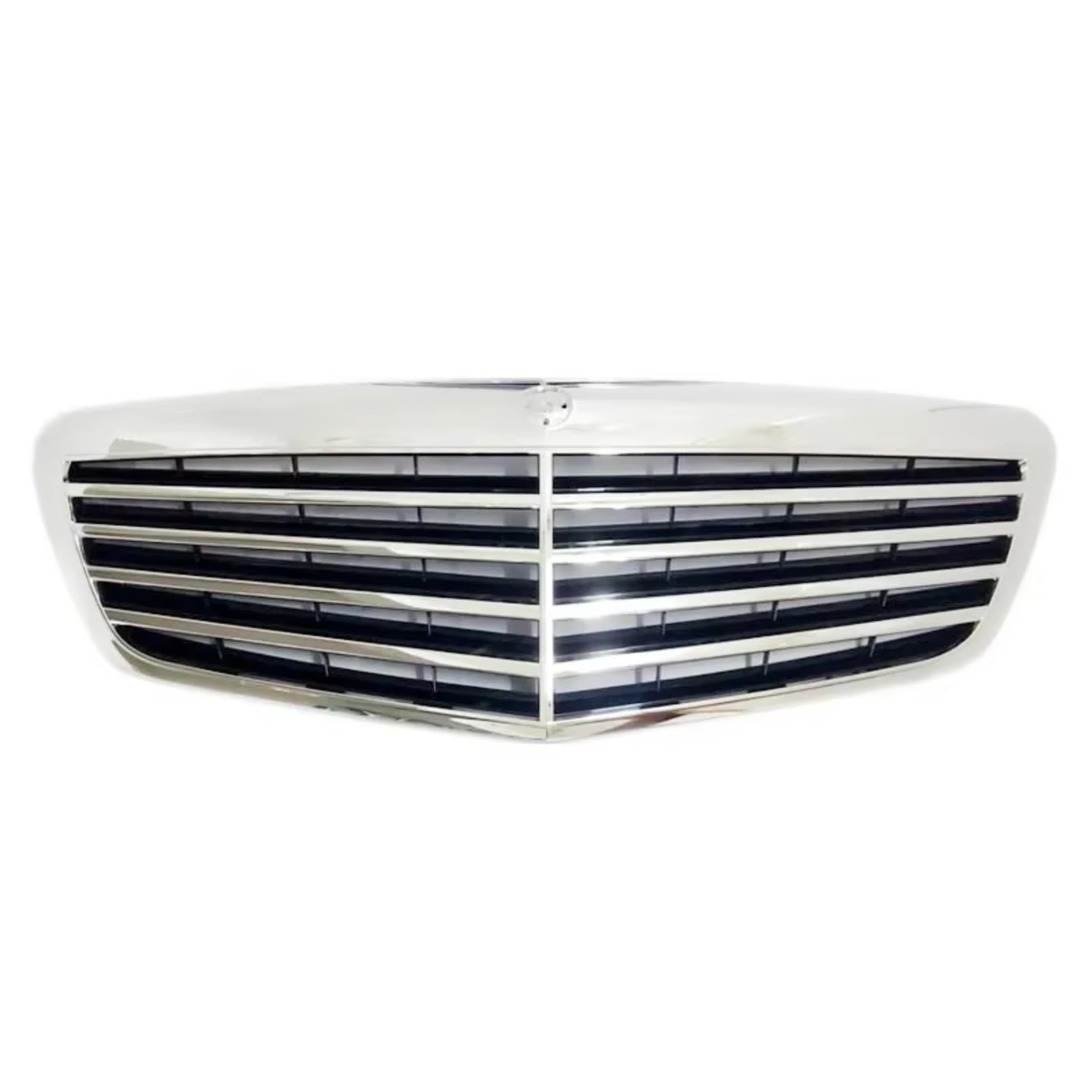 MKKDYC Kühlergrill vorne Kompatibel Mit Benz Für W221 S-Klasse 2010 2011 2012 2013, Auto-Frontstoßstangengrill, Lufteinlassgitter, Frontstoßstange, Kühlergrill, Frontgrill(Silver) von MKKDYC