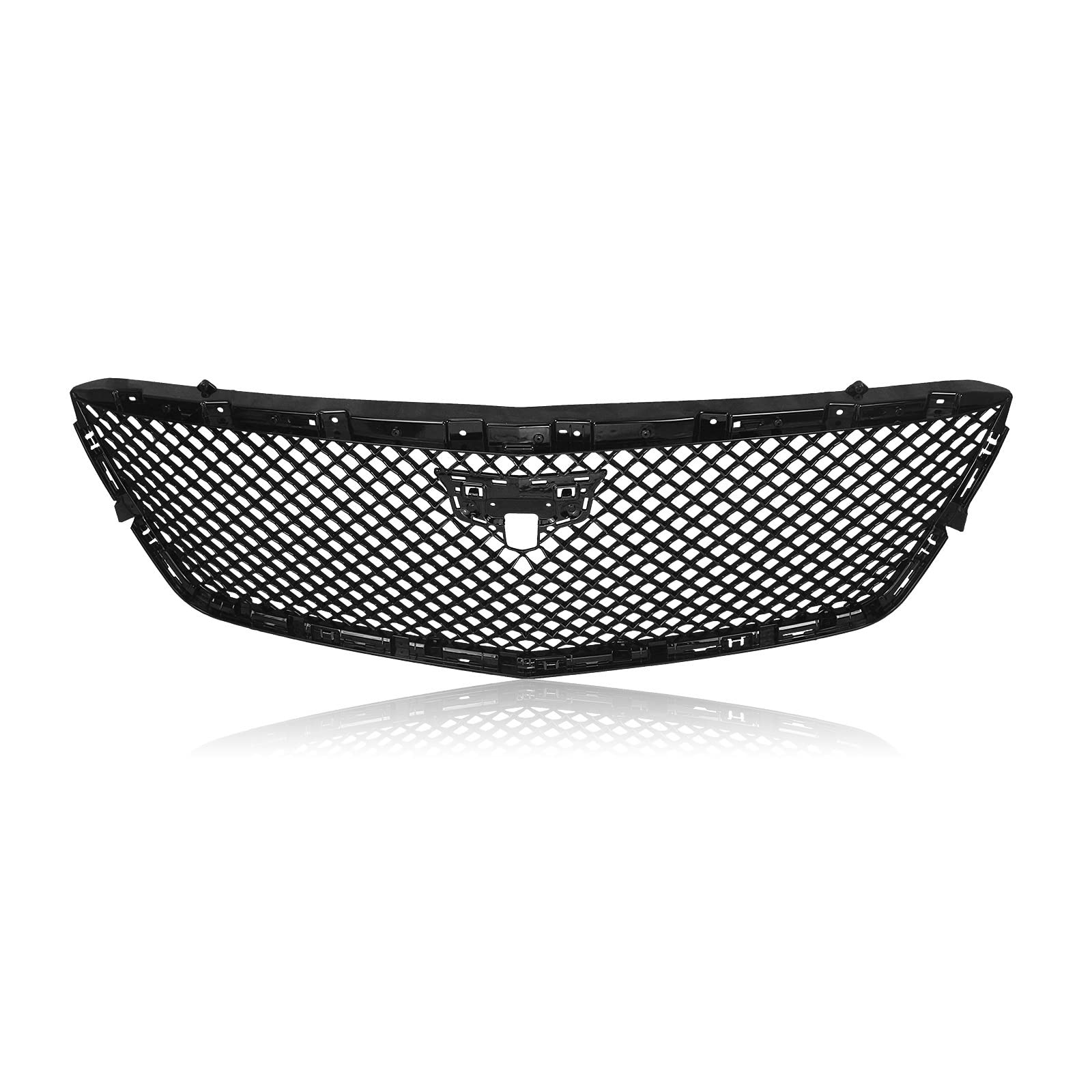 MKKDYC Kühlergrill vorne Kompatibel Mit Cadillac Für CT6 2019 2020 Frontgrill Honeycomb Style Upper Bumper Intake Hood Mesh Auto Modifikation Vent Mesh Grid von MKKDYC