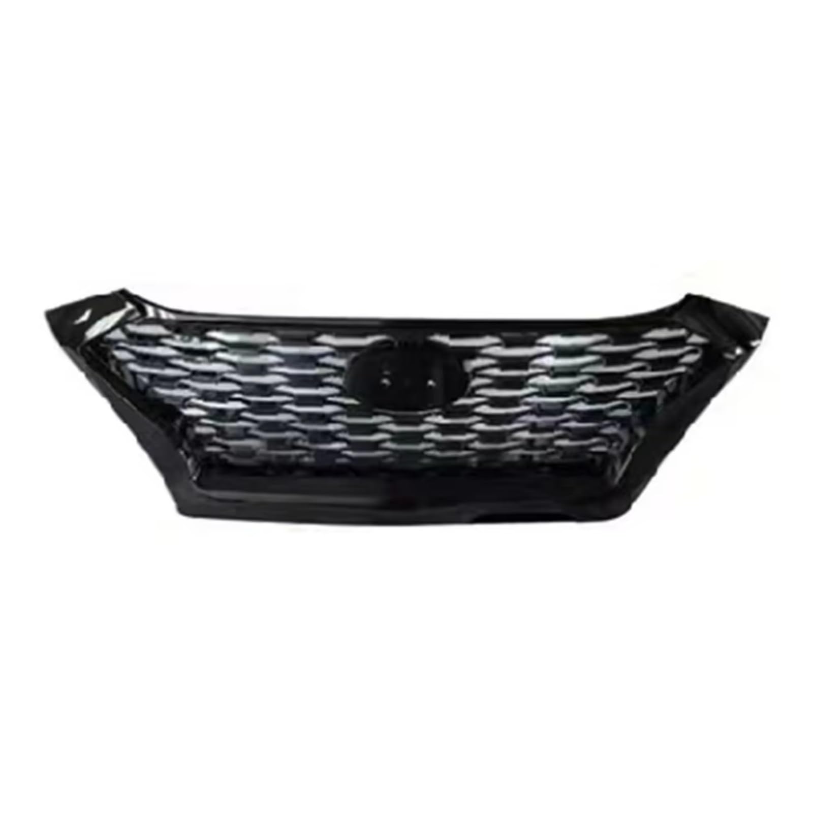 MKKDYC Kühlergrill vorne Kompatibel Mit Hyundai Für Tucson 2019 2020 Auto Frontstoßstangengrill Schwarz Glanz Racing Grill Auto Oberer Einlass Grills Haube Mesh Grid Grille(Black) von MKKDYC