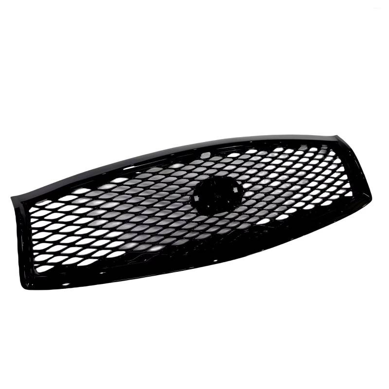 MKKDYC Kühlergrill vorne Kompatibel Mit Infiniti Für Q70 Q70L 2015 2016 2017 2018 2019 Auto Vorne Obere Stoßstangenhaube Racing Grill Wabenstil Mesh Grill 623104AM1B von MKKDYC