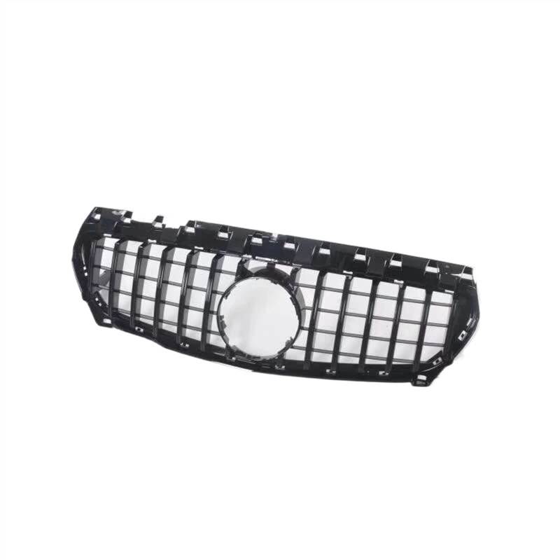 MKKDYC Kühlergrill vorne Kompatibel Mit Mercedes Für Benz Für W117 CLA250 CLA45 AMG 2013 2014 2015 2016 Auto-Oberstoßstangenhaube Mesh Autoteile Grill Frontgrill von MKKDYC