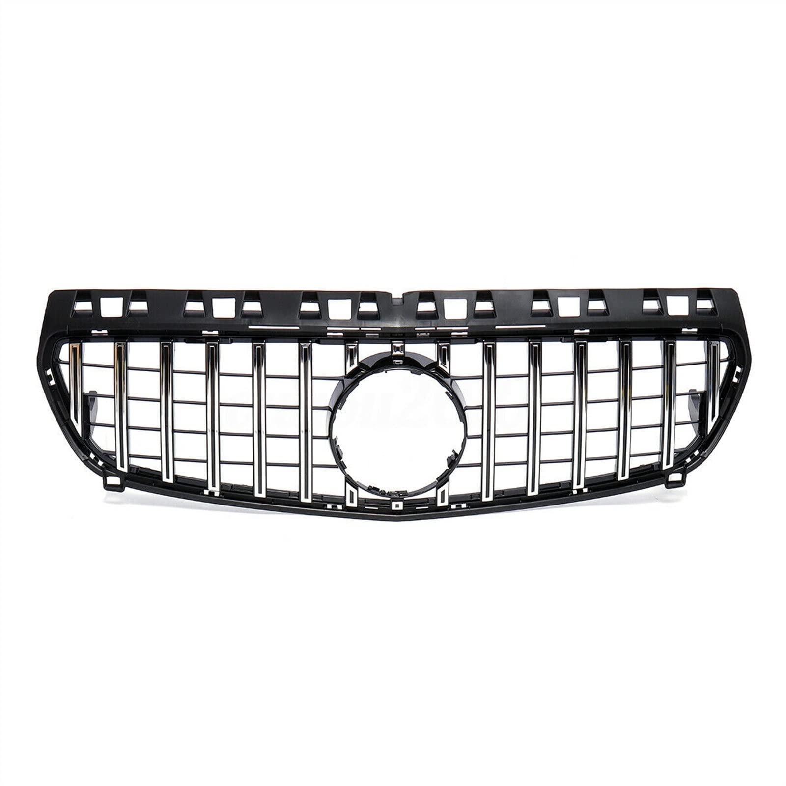 MKKDYC Kühlergrill vorne Kompatibel Mit Mercedes Für Benz Für W176 A200 A250 A45 A-Klasse 2013 2014 2015 Mesh-Kühler-Entlüftungsgitter Frontgrill Auto-Oberstoßstangenhaube von MKKDYC