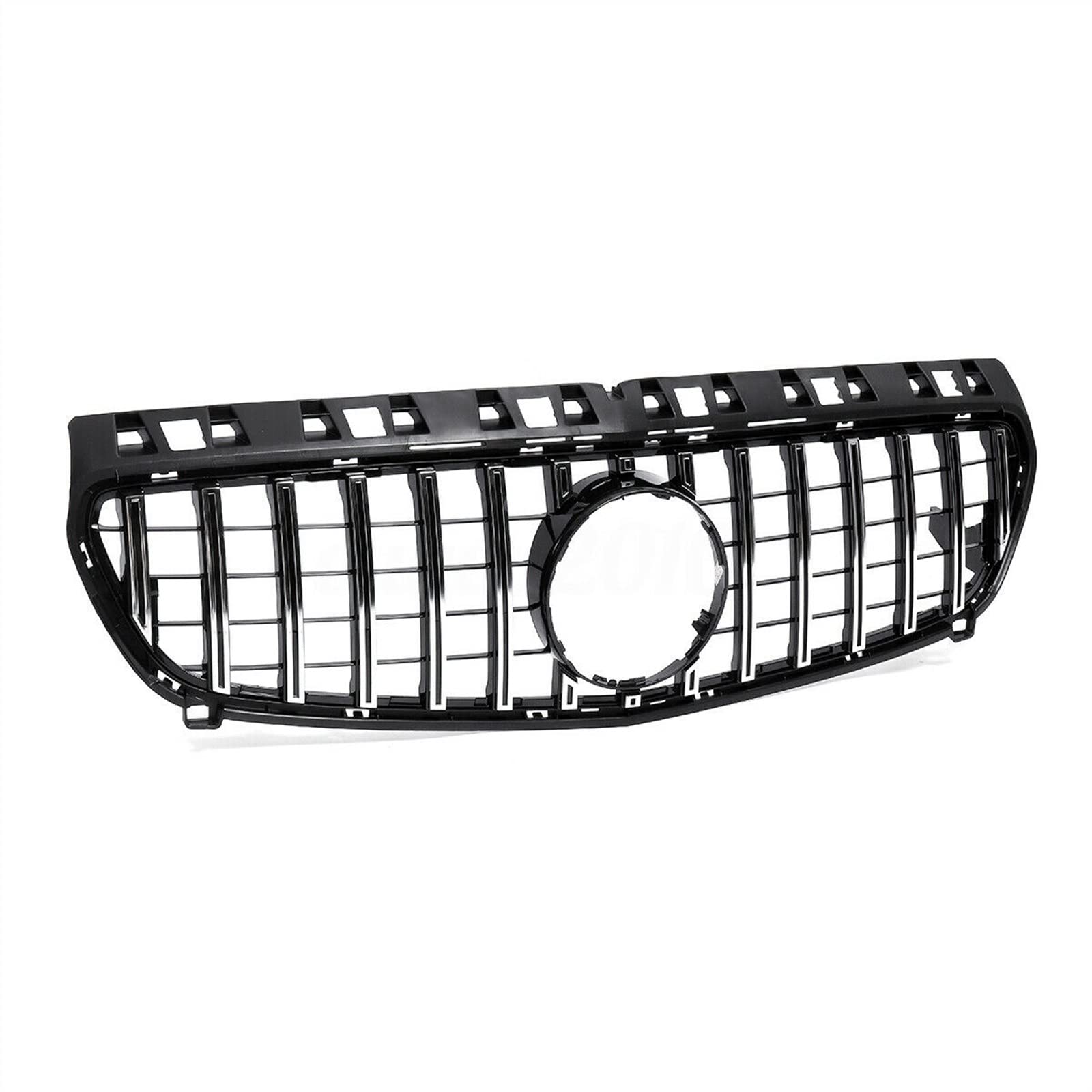 MKKDYC Kühlergrill vorne Kompatibel Mit Mercedes Für Benz Für W176 A200 A250 A45 GT 2013 2014 2015 Frontgrill Auto Obere Stoßstangenhaube Mesh Grid von MKKDYC