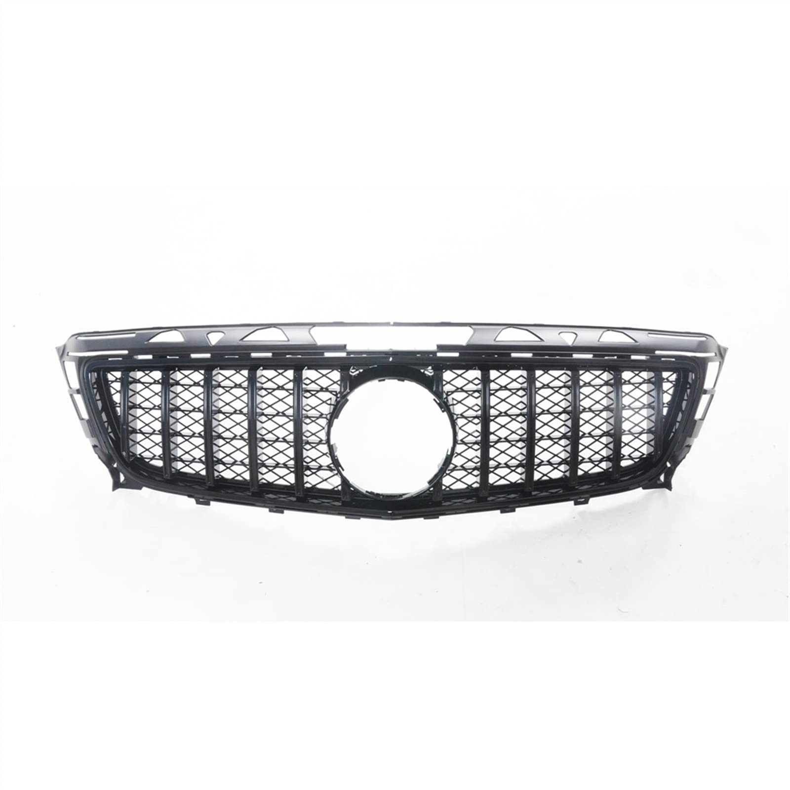 MKKDYC Kühlergrill vorne Kompatibel Mit Mercedes Für Benz Für W218 CLS500 CLS350 GT CLS-Klasse 2011 2013 2014, Mesh-Kühler-Lüftungsgitter, Auto-Frontgrill, Stoßstangenhaube Oben von MKKDYC