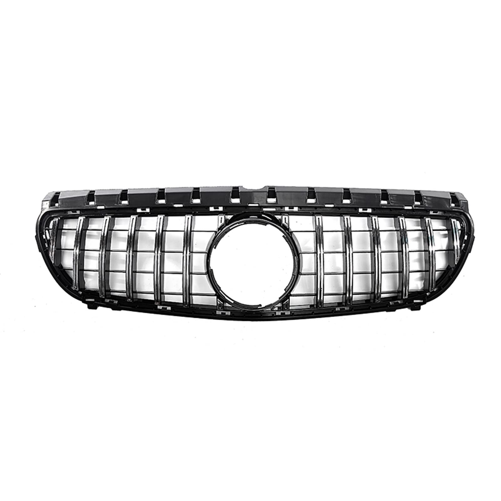 MKKDYC Kühlergrill vorne Kompatibel Mit Mercedes Für Benz Für W246 B180 B250 GT B-Klasse 2015 2016 2017 2018 2019, Auto-Oberstoßstangenhaube, Mesh-Kühler-Entlüftungsgitter, Frontgrill von MKKDYC