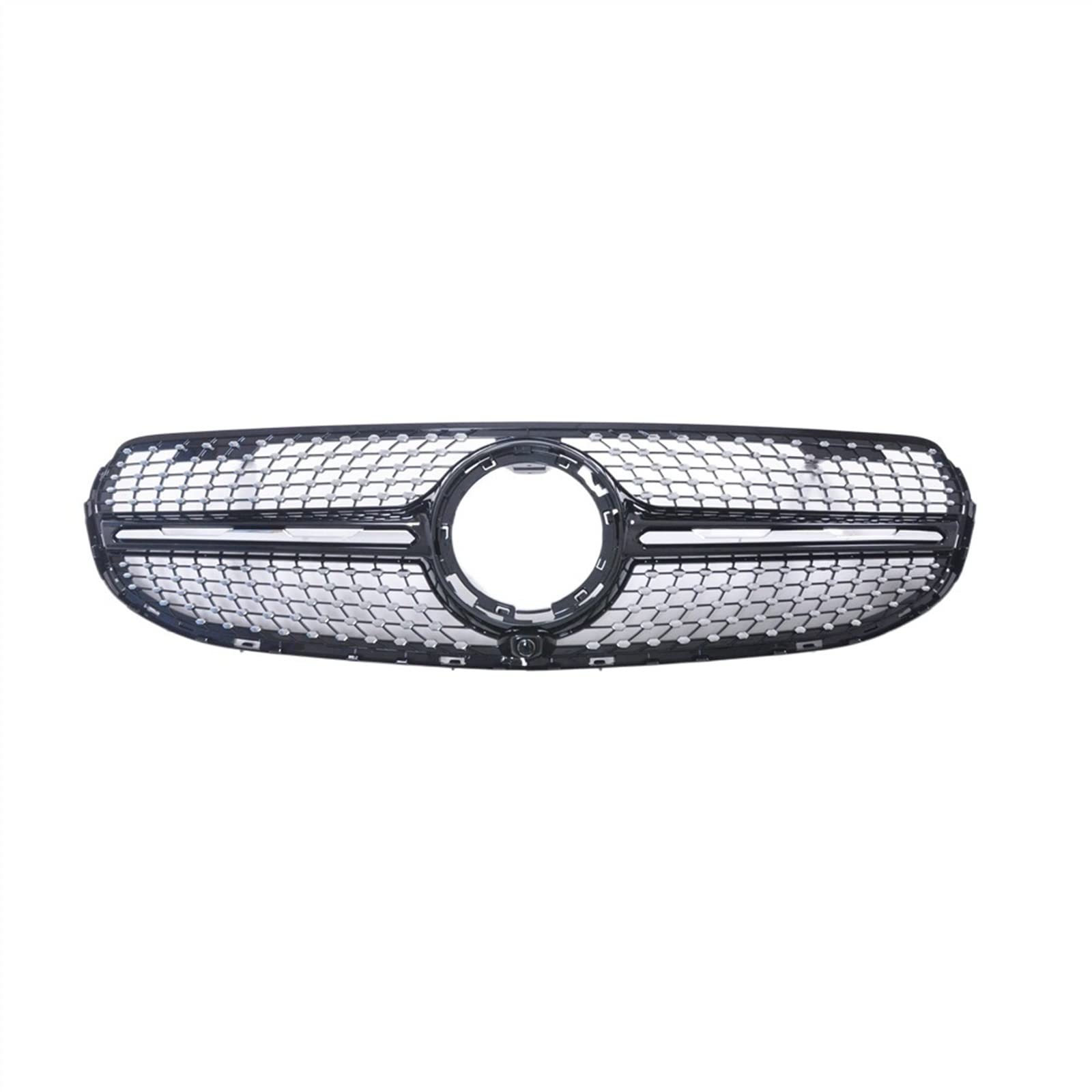 MKKDYC Kühlergrill vorne Kompatibel Mit Mercedes Für Benz Für W253 X253 GLC250 GLC300 GLC350 GLC 2020+ Auto Obere Stoßstange Haube Air Vent Gitter Mesh Kühler Front Grille(color1) von MKKDYC