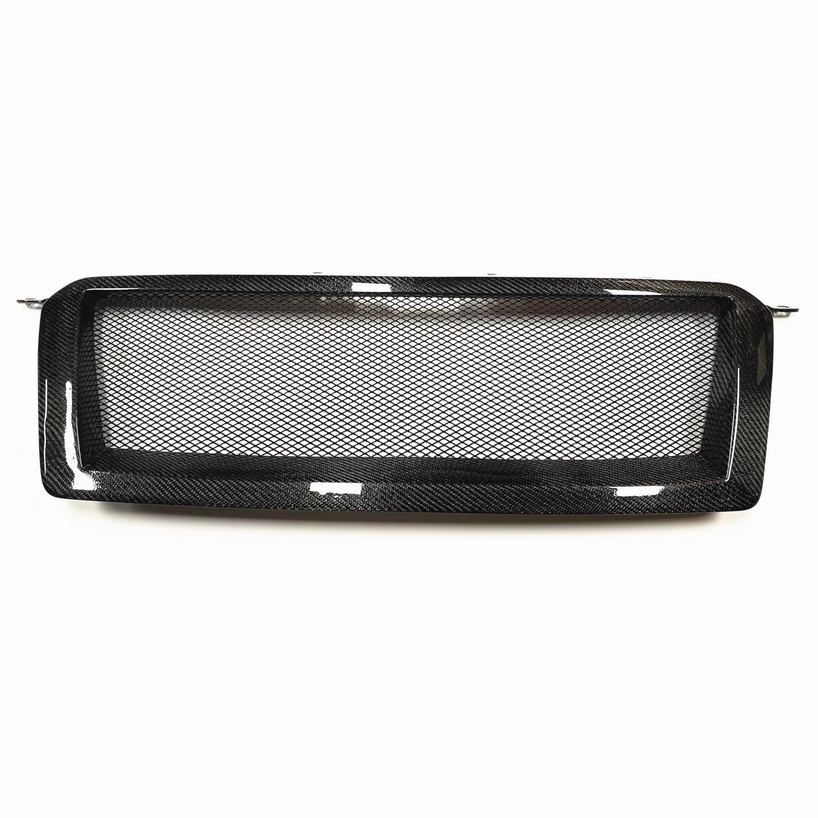 MKKDYC Kühlergrill vorne Kompatibel Mit Subaru Für Outback 2013 2014 Limousine 4-türiger Auto-Frontgrill, Wabenstil-Grill, Obere Stoßstangenhaube, Netzgitter-Grill(Carbon Fiber) von MKKDYC