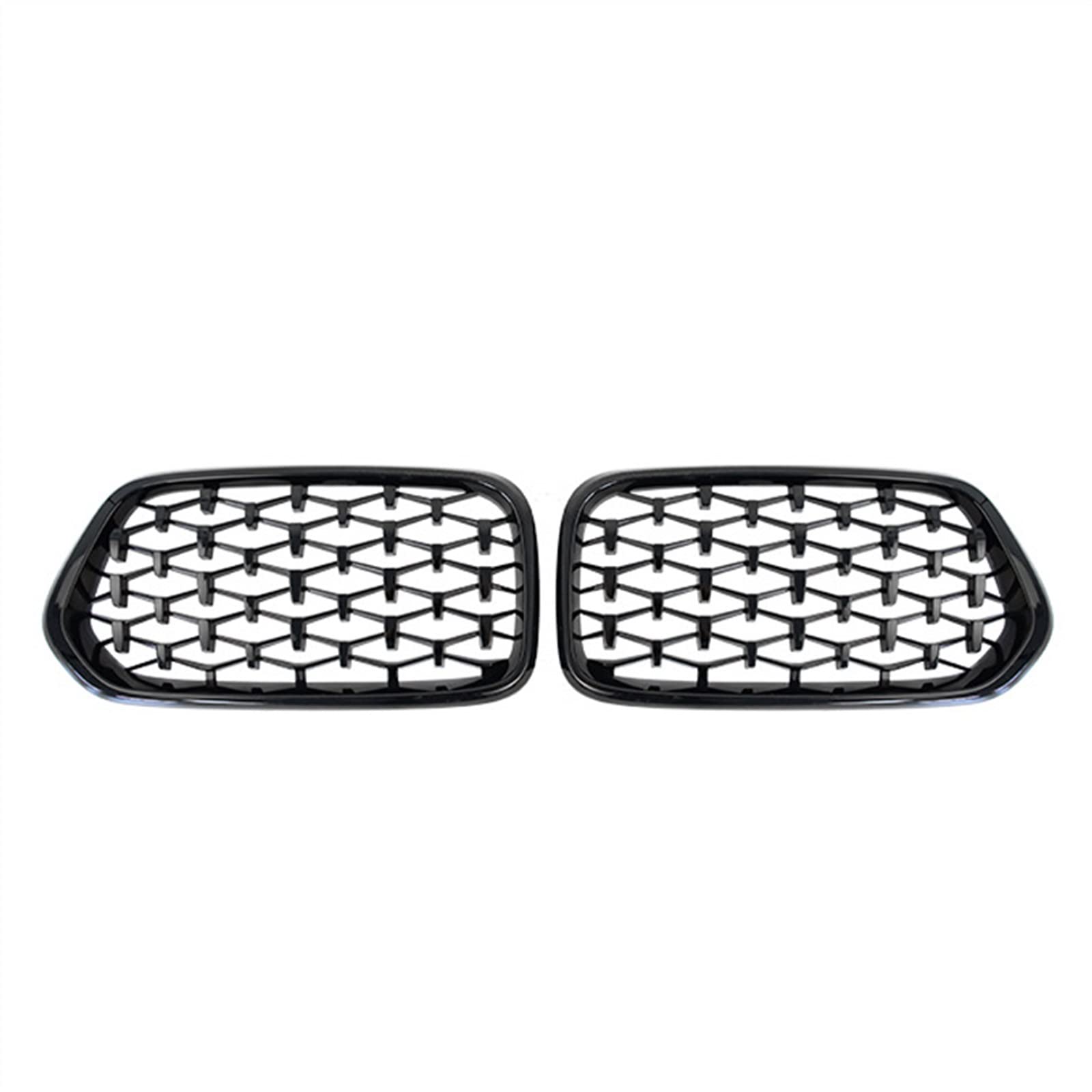 MKKDYC Kühlergrill vorne Kompatibel Mit X2 F39 2018 2019 2020 2021 2022 Obere Kühlergrillabdeckung Lufteinlassgrill Stoßfängerhaube Auto-Front-Nierengitter(Gloss Black) von MKKDYC