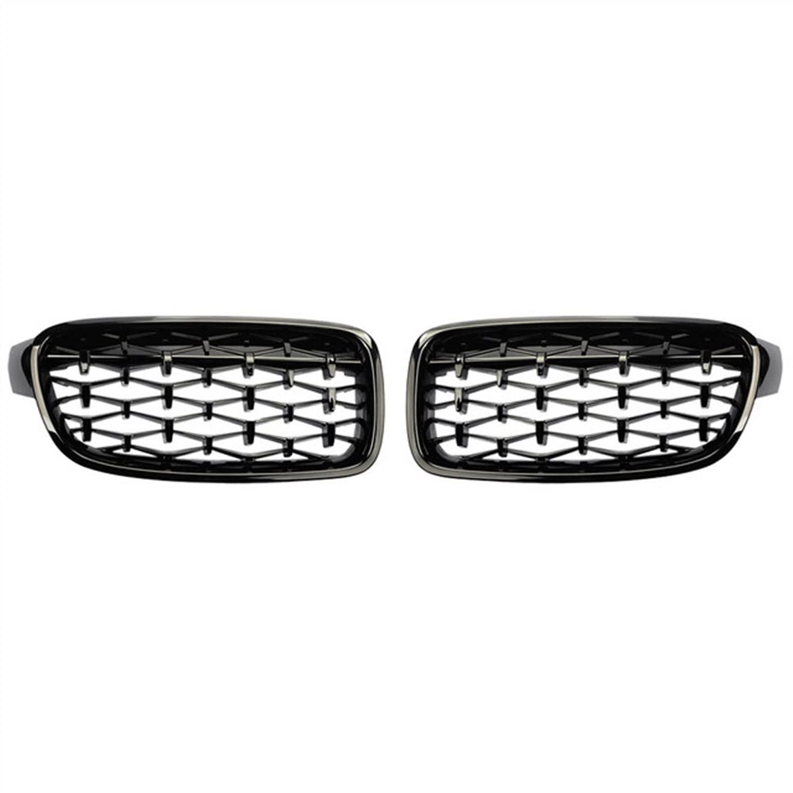 MKKDYC Kühlergrill vorne Kompatibel mit F30 F31 F35 2012 2013 2014 2015 2016 2017 Auto vorne Nierengitter obere Grillabdeckung Lufteinlass Grill Stoßstange Haube(Black) von MKKDYC